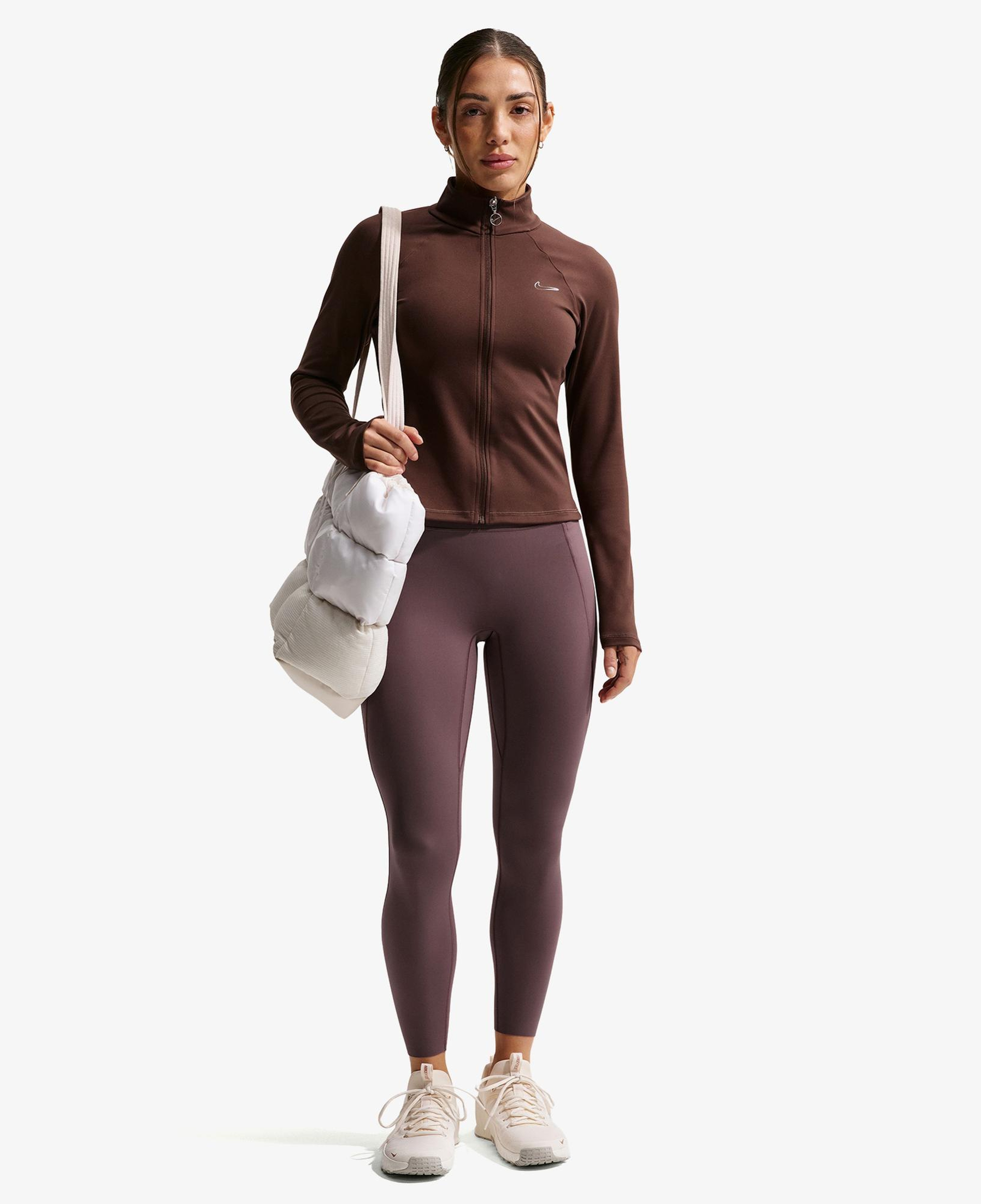 Nike Fitted Kadın Kahverengi Sweatshirt