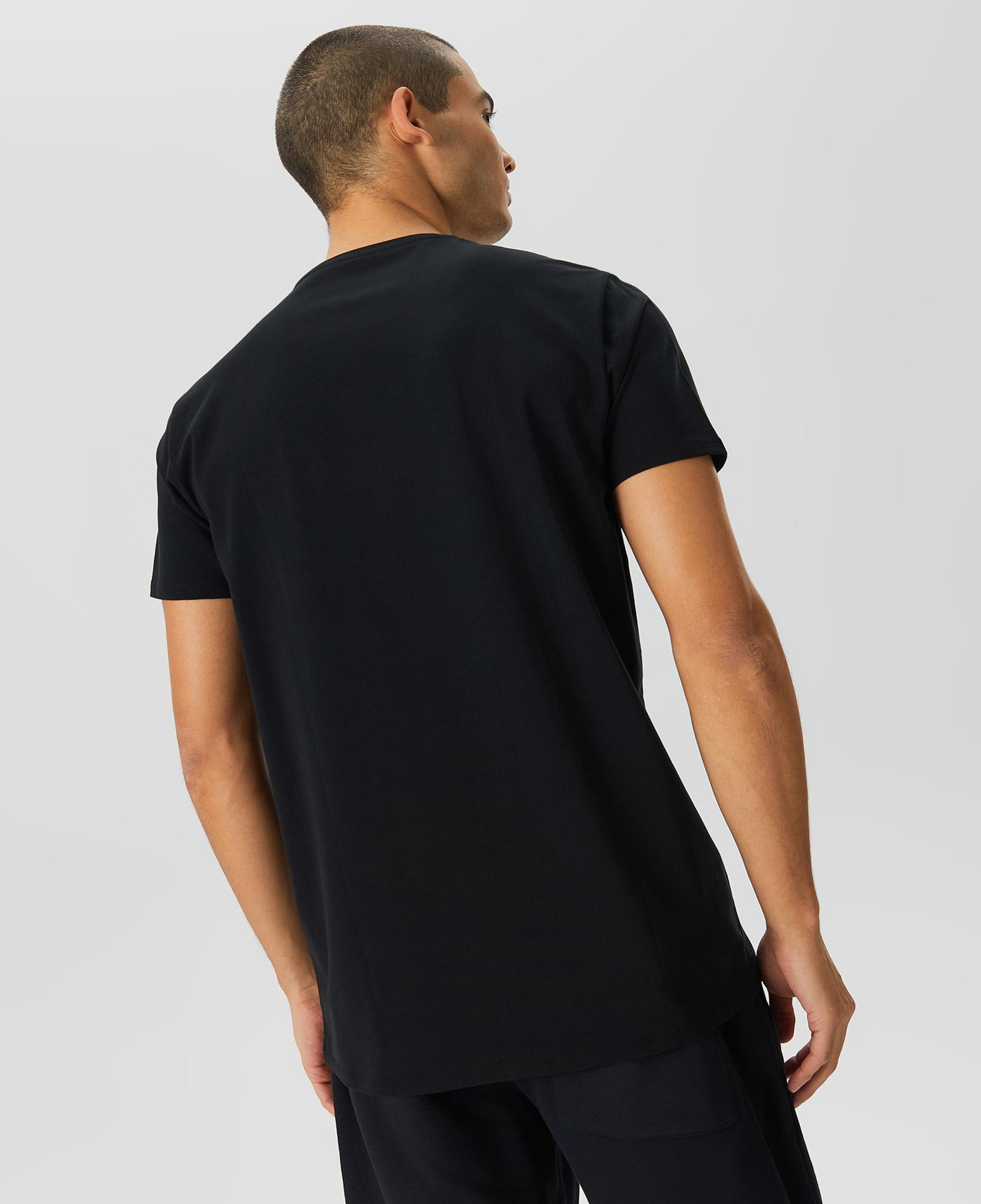 Lacoste Erkek Slim Fit Bisiklet Yaka Siyah T-Shirt