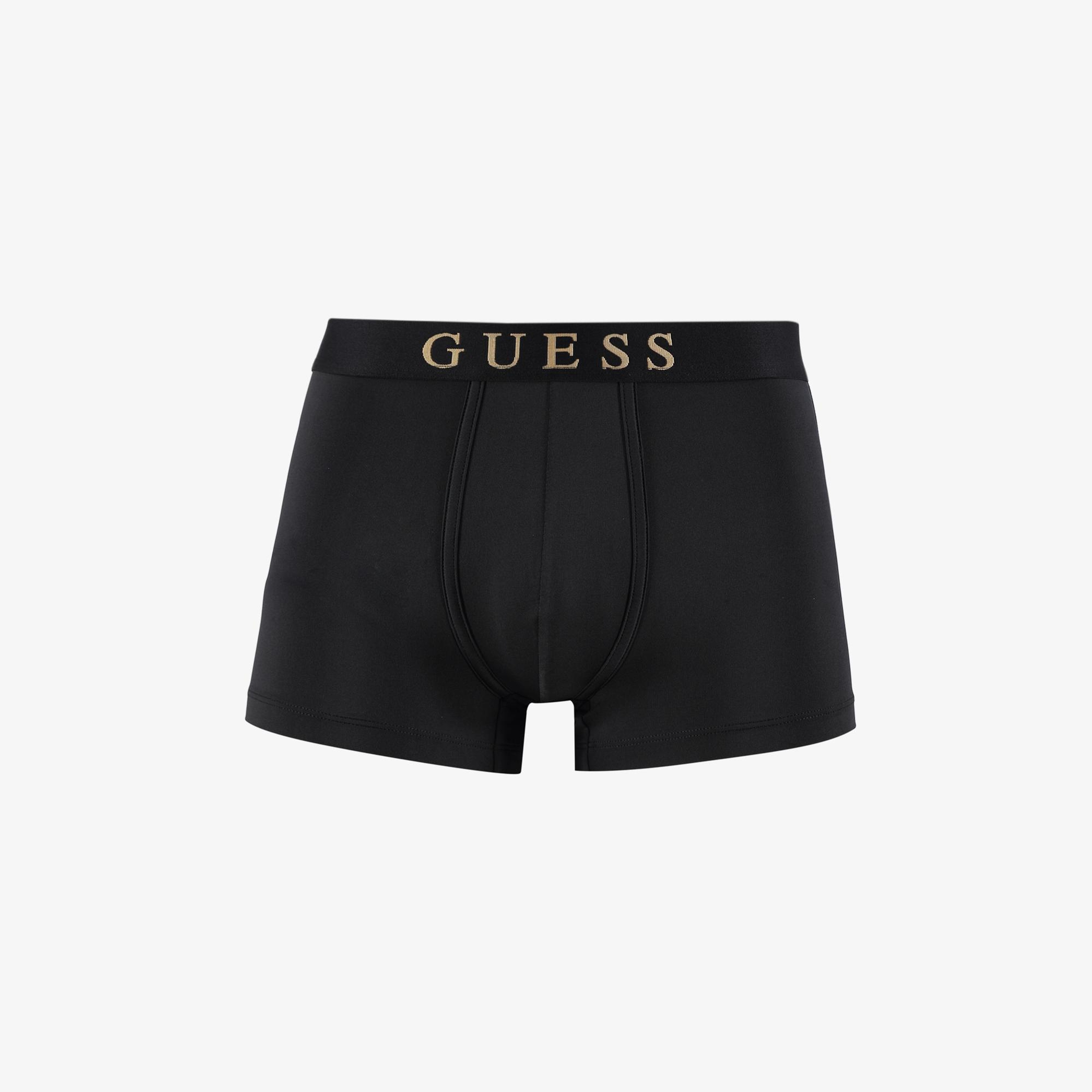 Guess Microfiber 3'lü Erkek Siyah Boxer