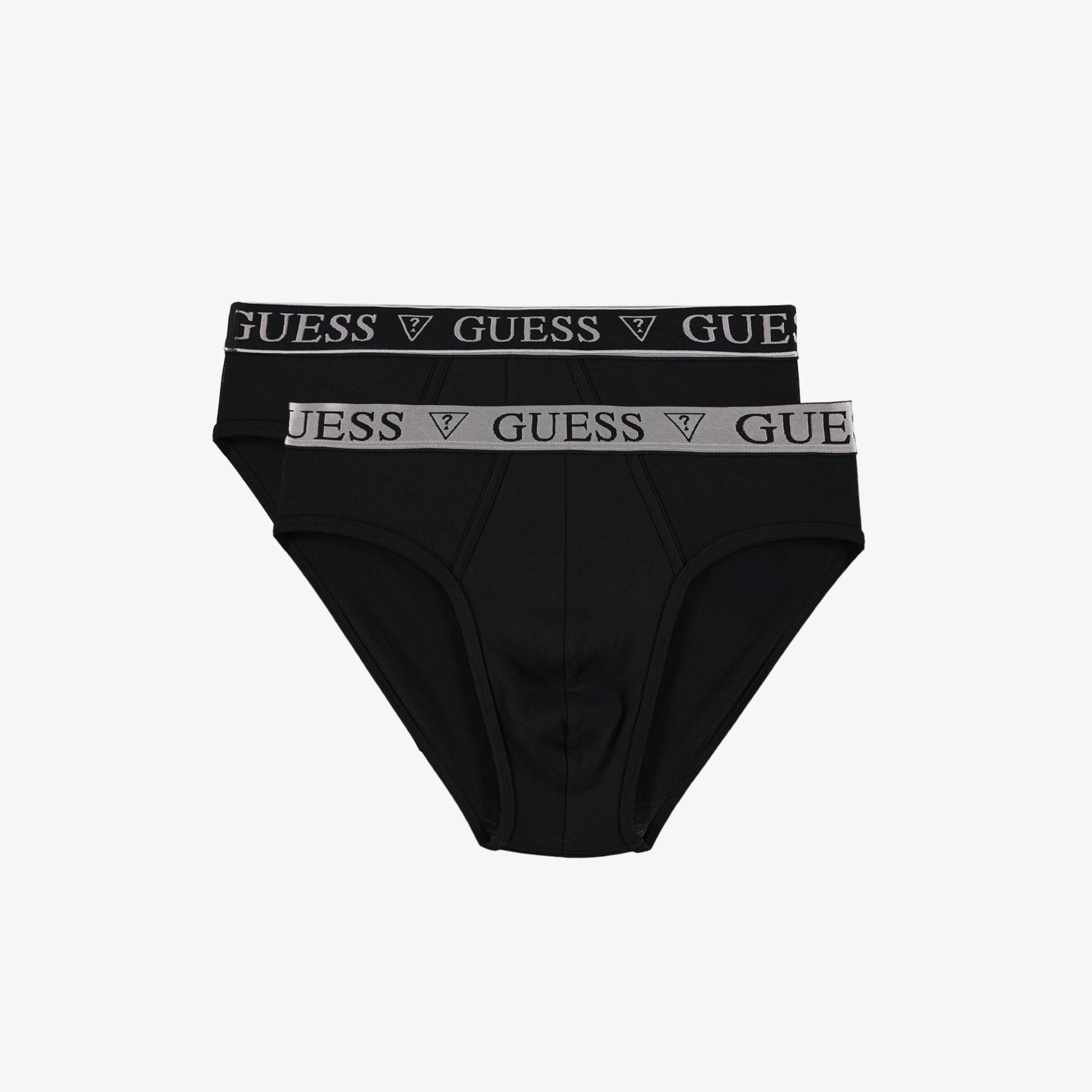 Guess Brief 3'lü Erkek Siyah Slip