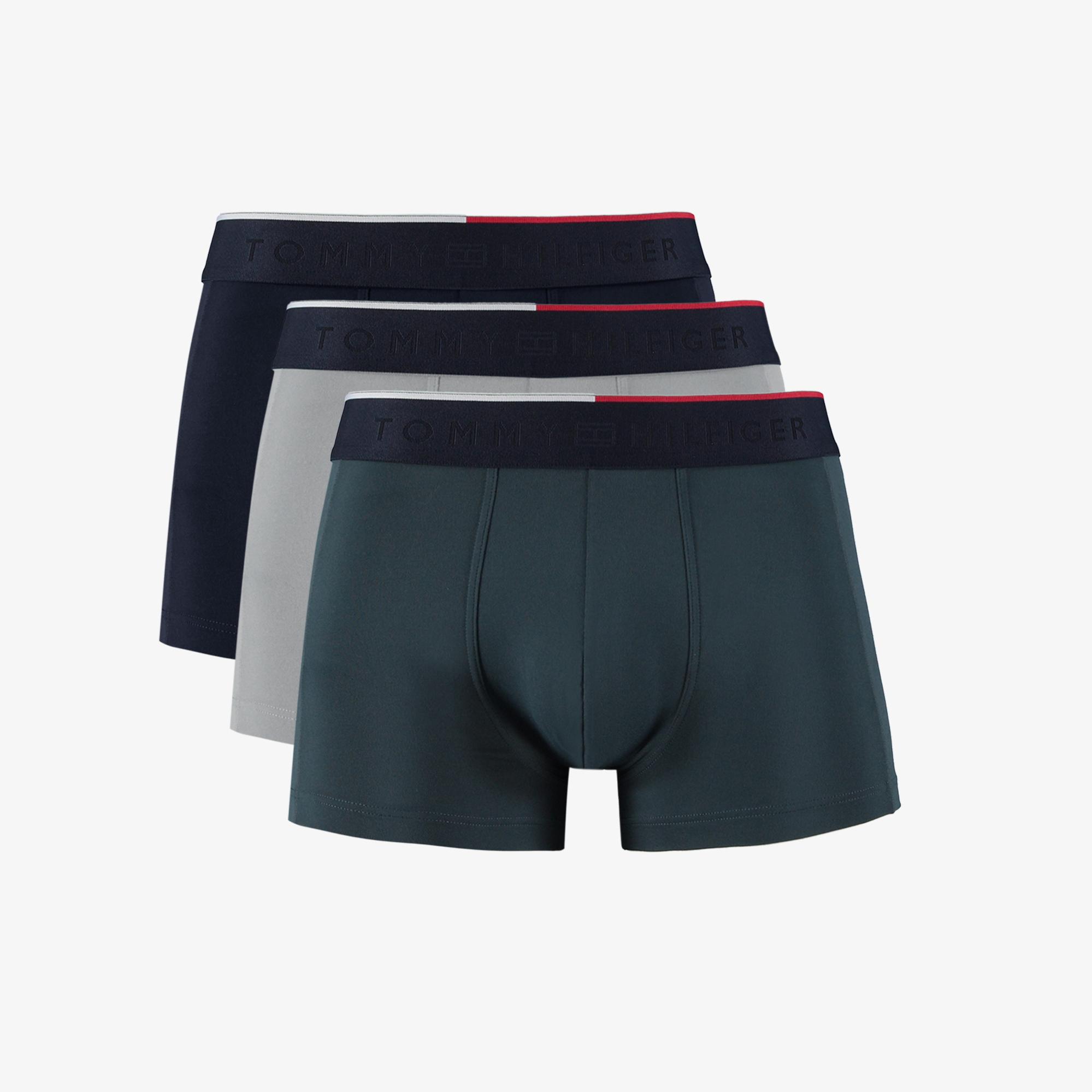 Tommy Hilfiger 3lü Erkek Renkli Boxer