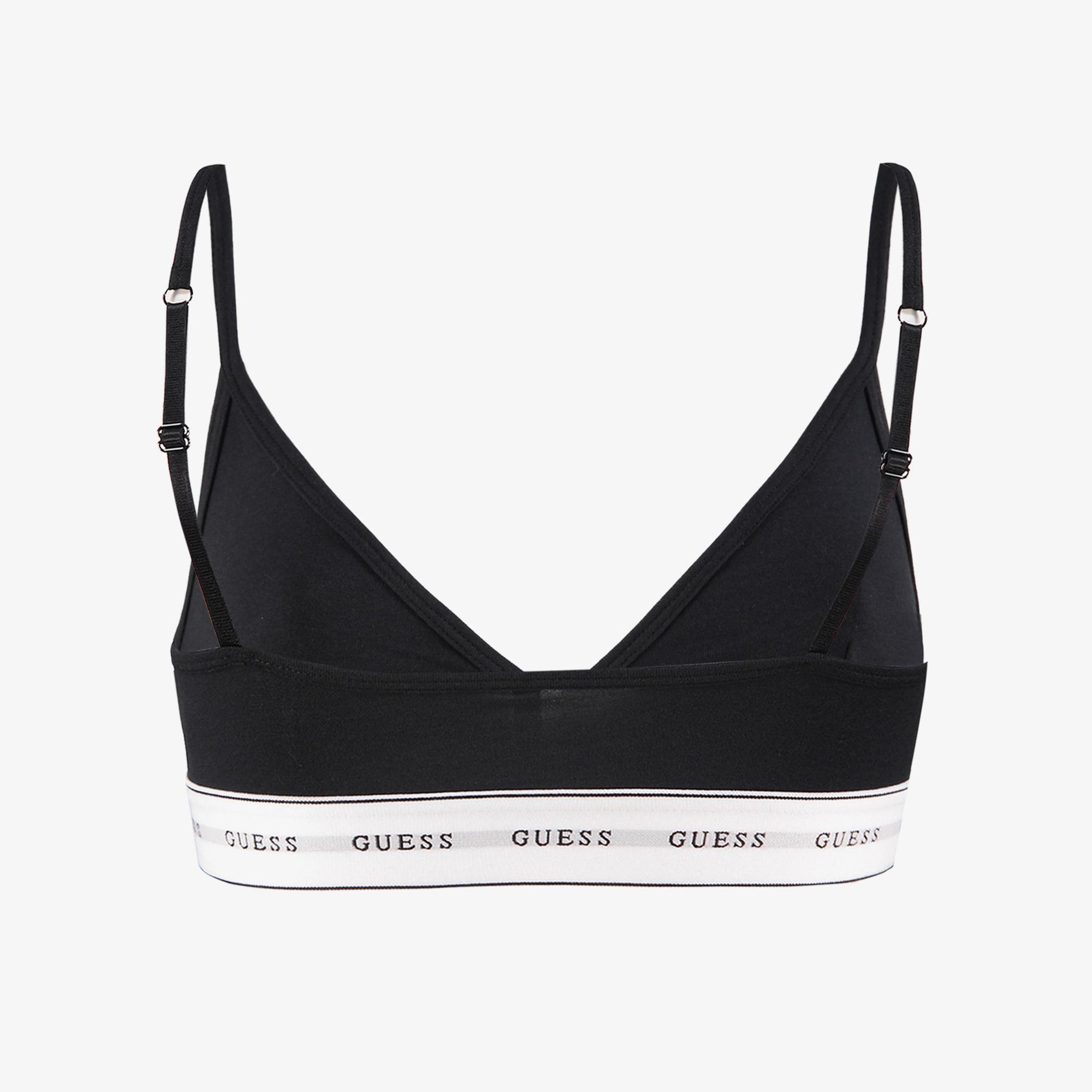 Guess Carrie Triangle Kadın Siyah Sütyen