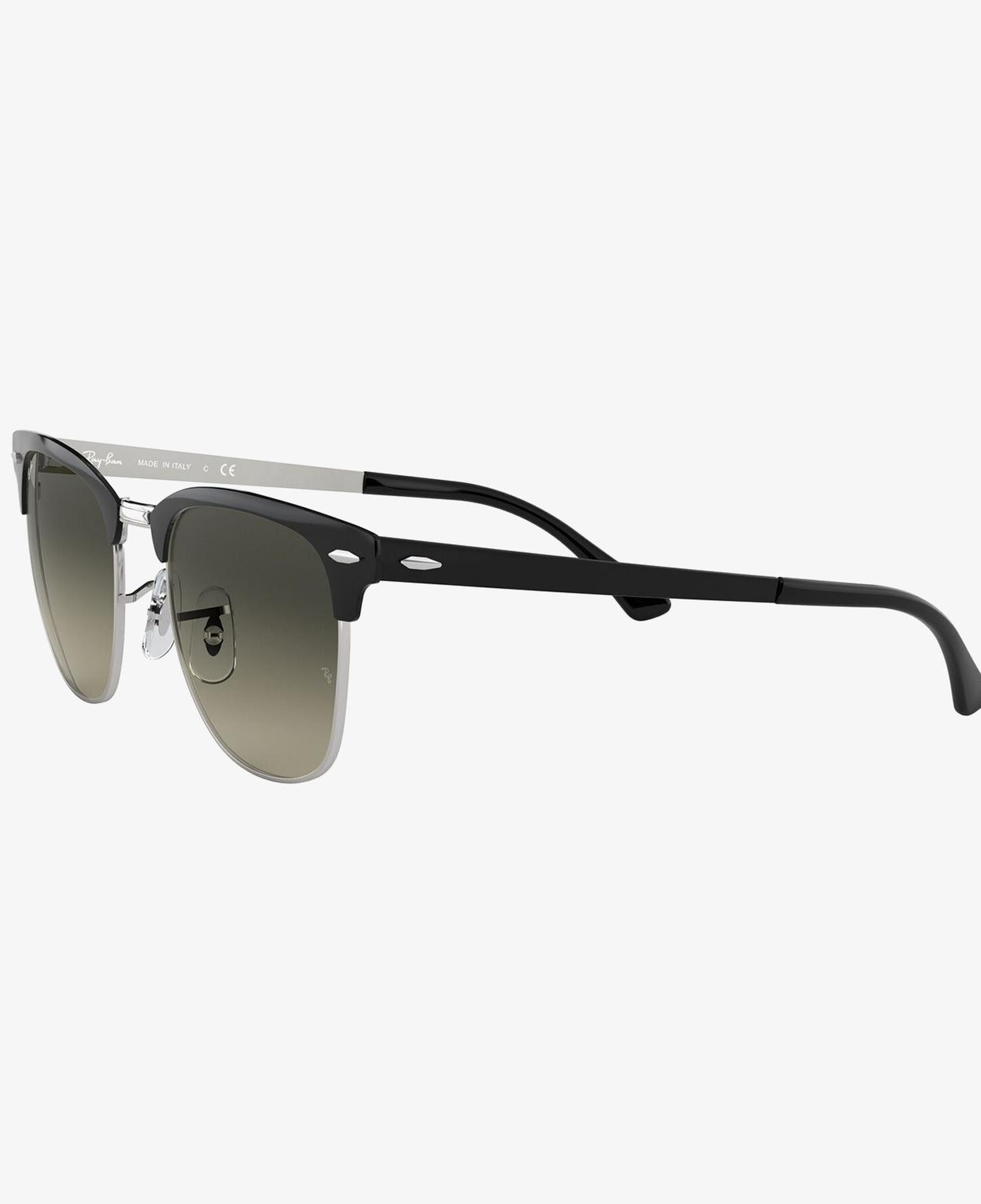 RAY-BAN 0RB3716 Clubmaster Metal Unisex Silver Siyah Güneş Gözlüğü