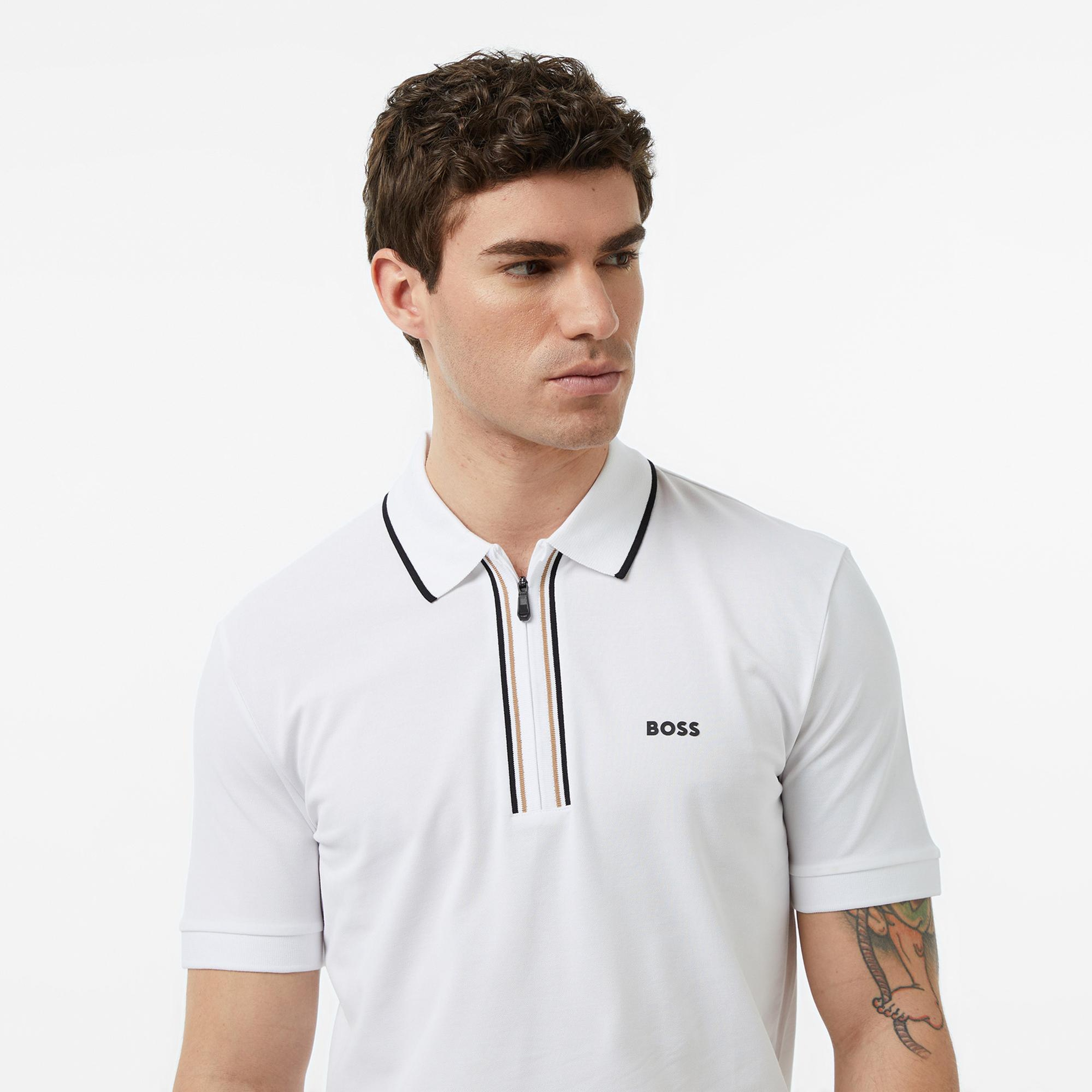 Boss Philix Erkek Beyaz Polo