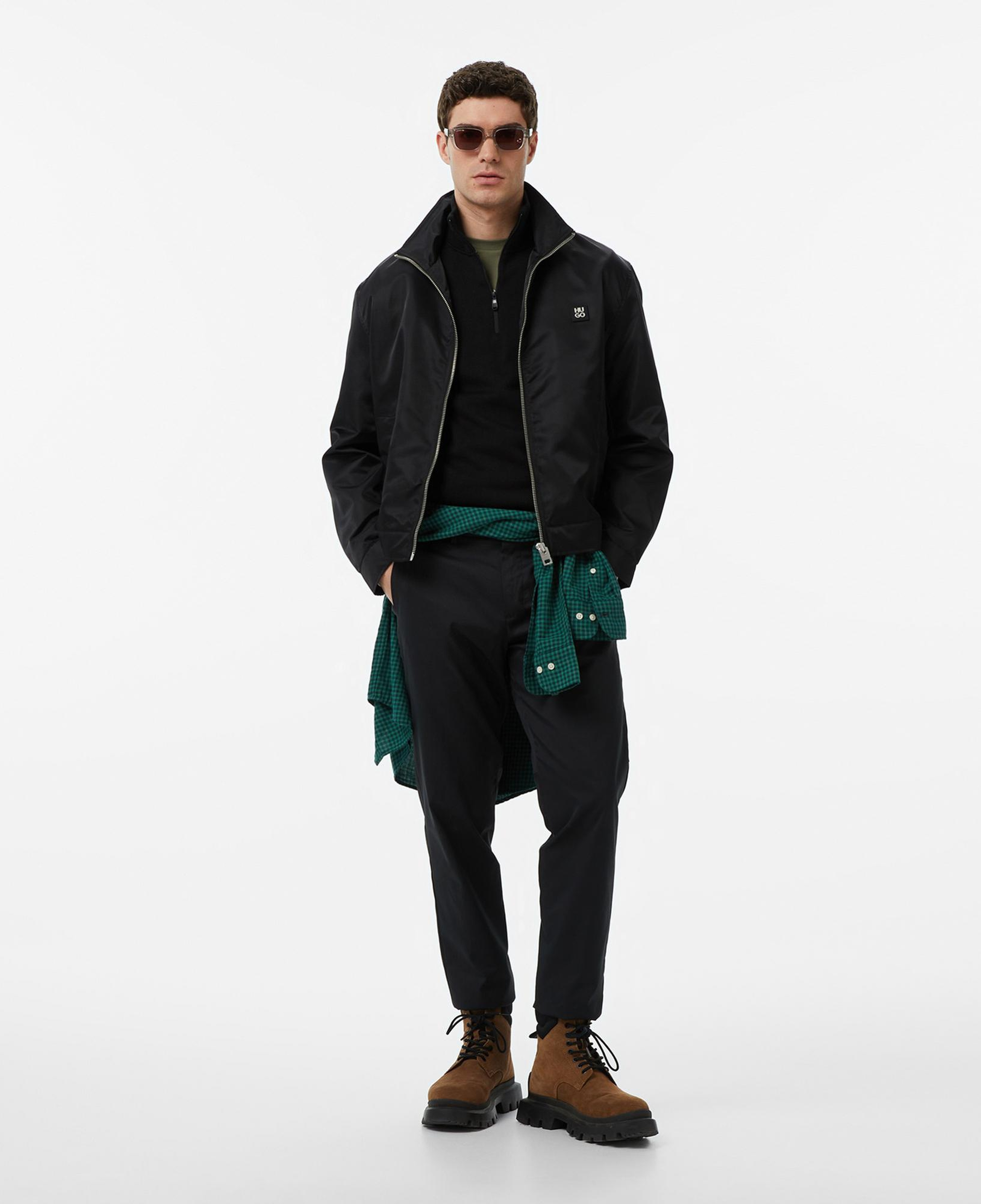 Hugo Bapona Erkek Siyah Mont