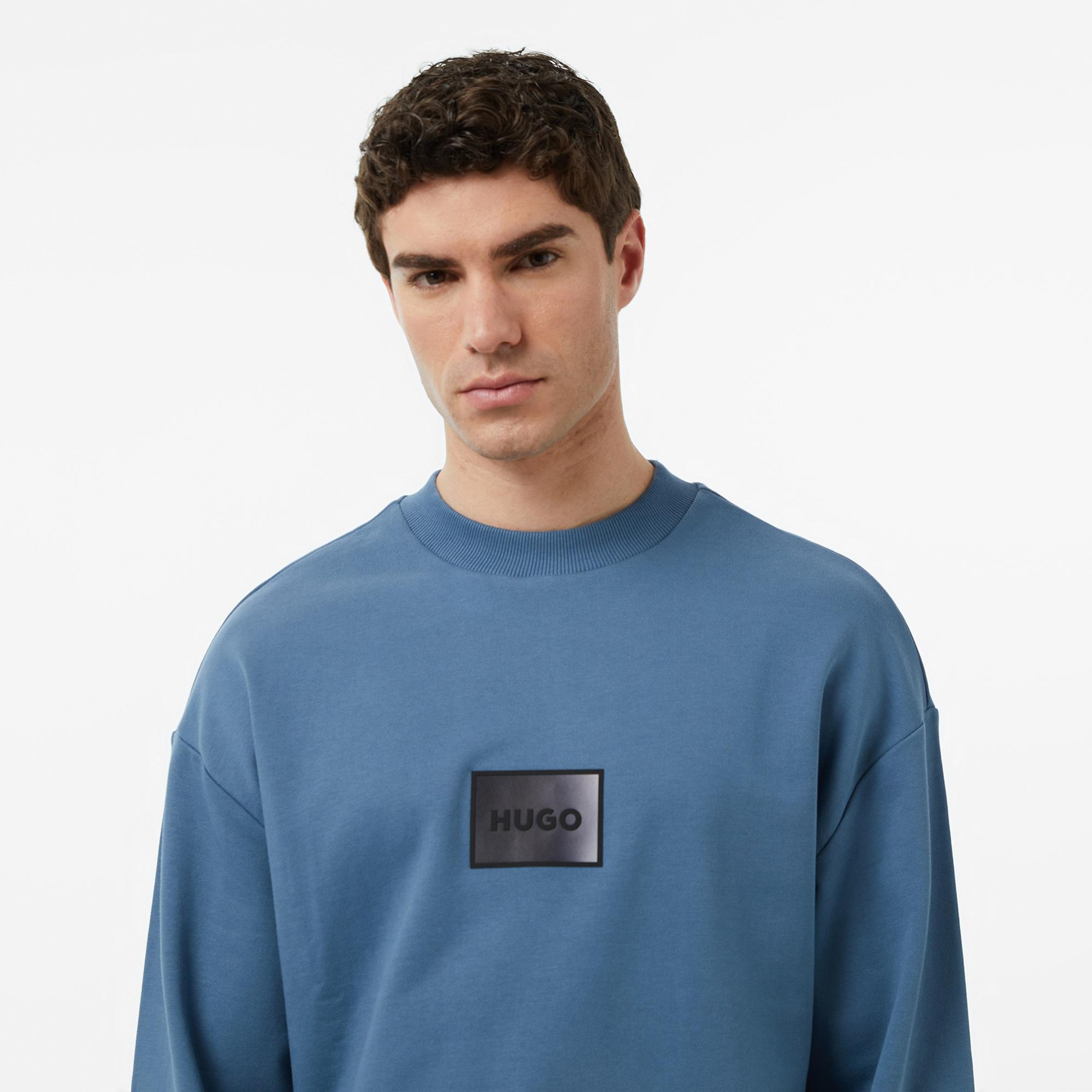 Hugo Danoto Erkek Mavi Sweatshirt