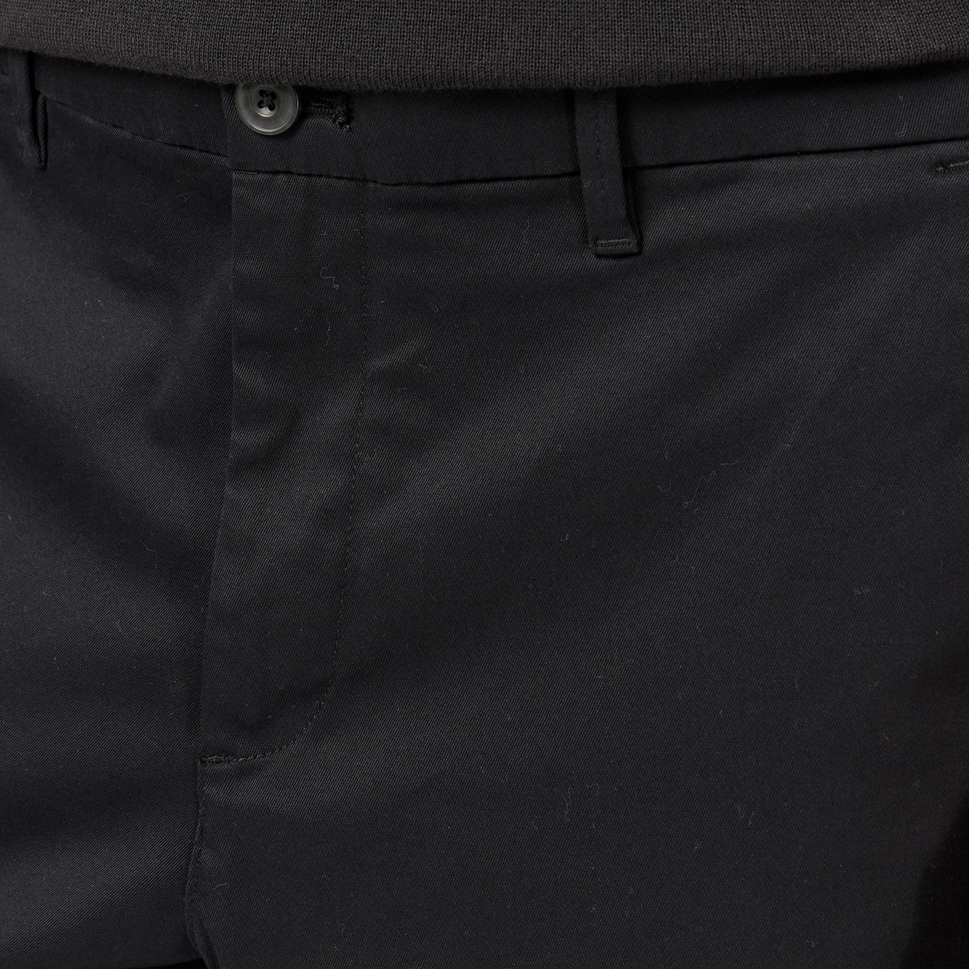 Calvin Klein Slim Refined Stretch Cargo Erkek Siyah Pantolon