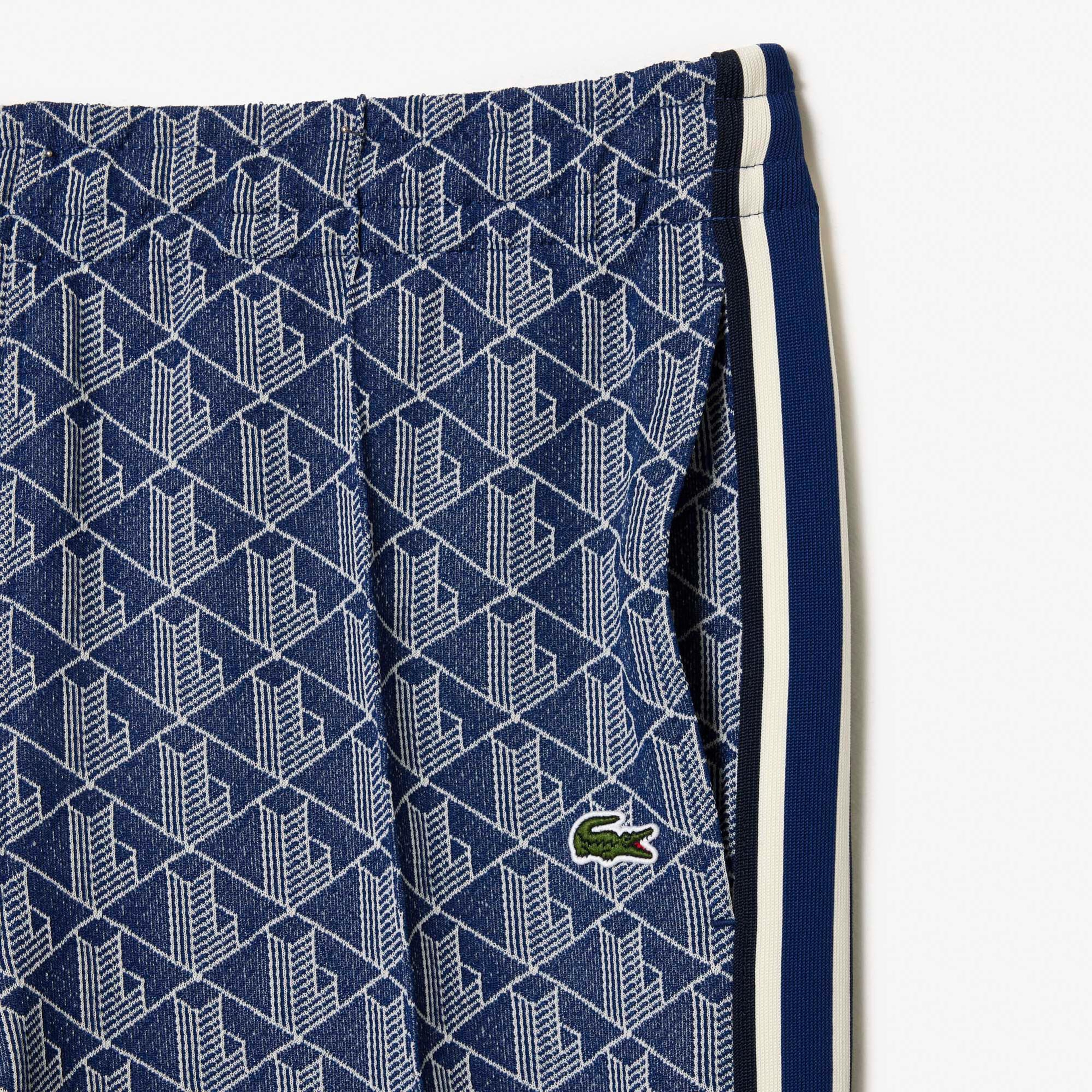 Lacoste Monogram Erkek Mavi Eşofman Altı