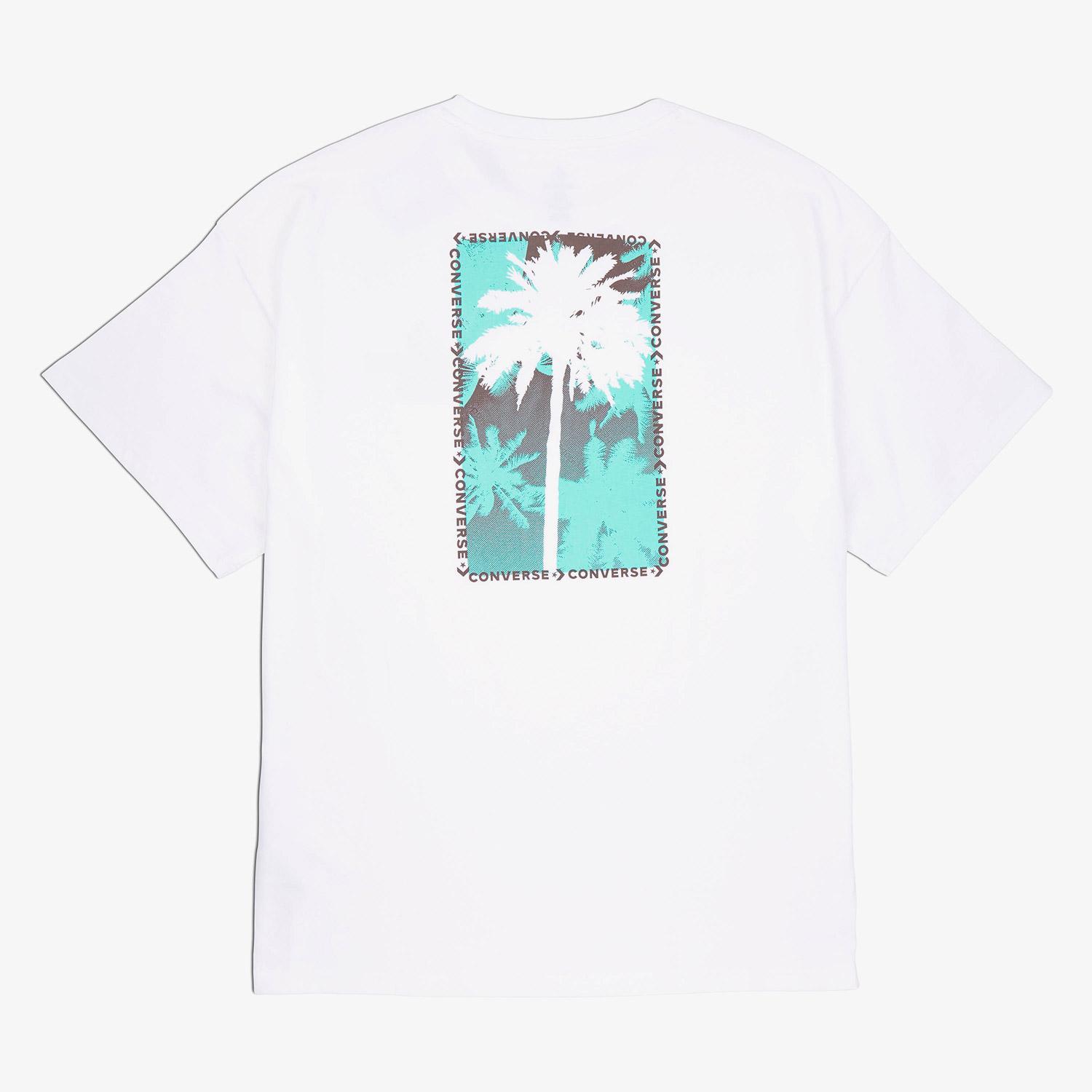 Converse Loose Fit Erkek Beyaz T-Shirt