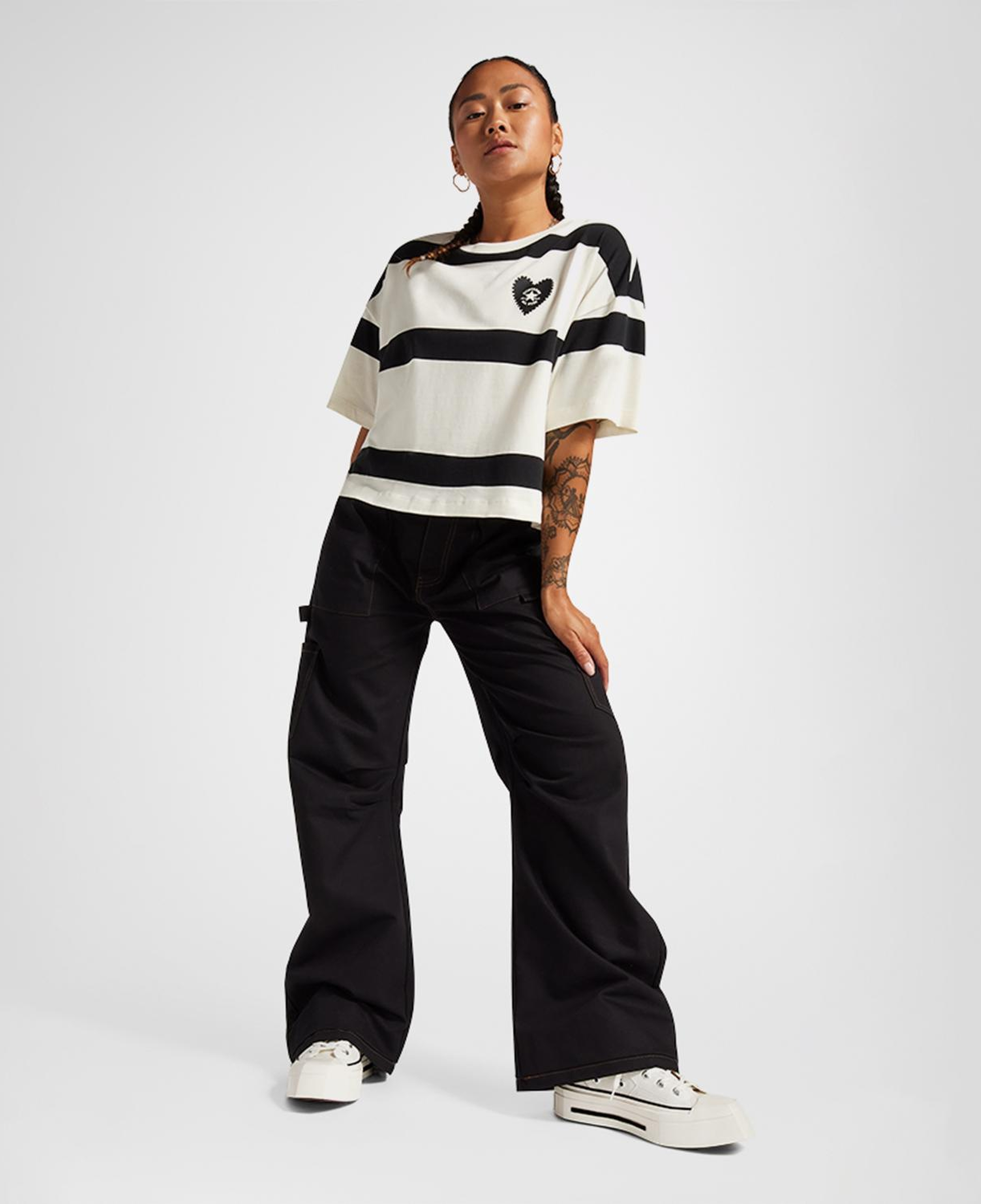 Converse Chuck 70 De Luxe Squared Unisex Krem Platform Sneaker