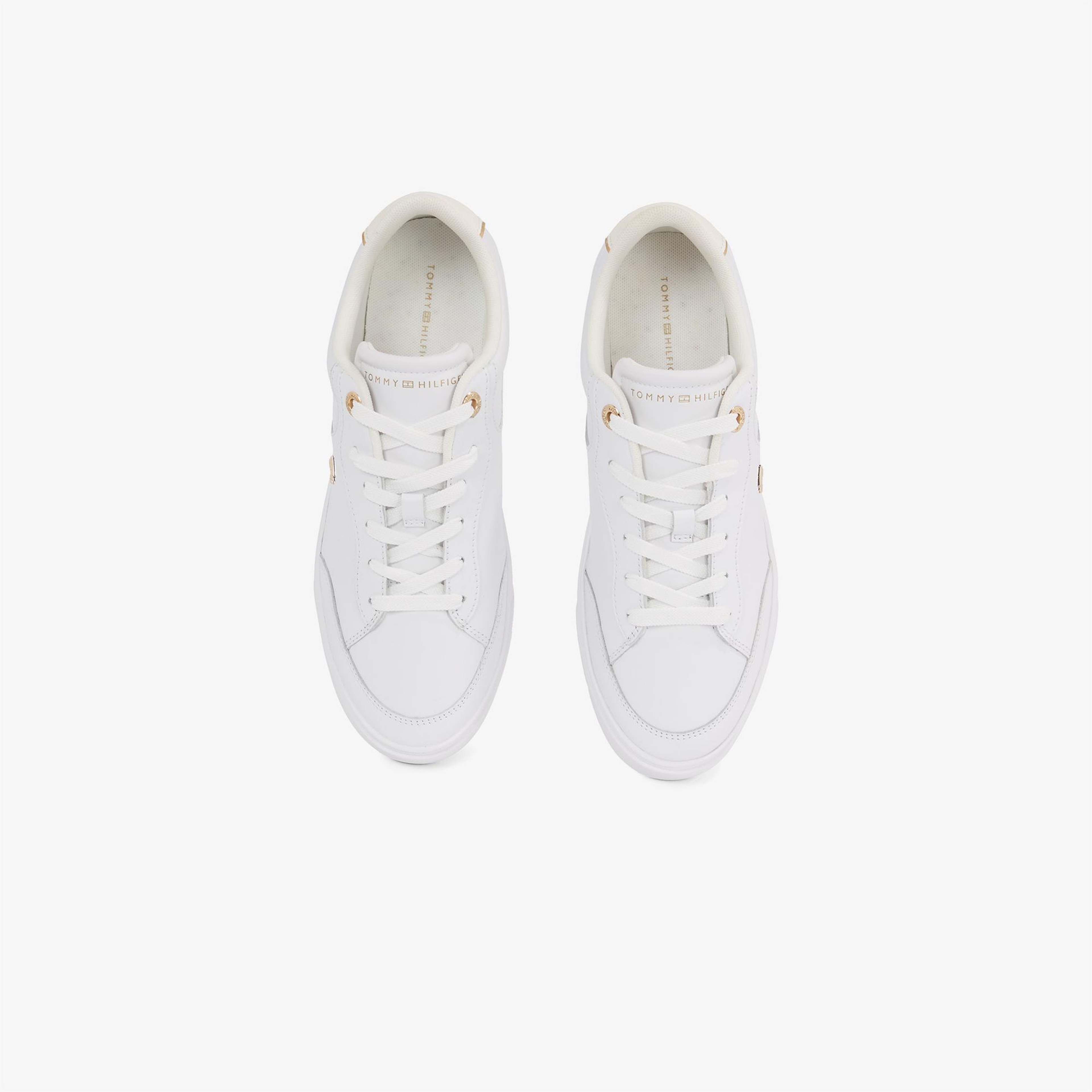 Tommy Hilfiger Essential Chic Court Kadın Beyaz Sneaker