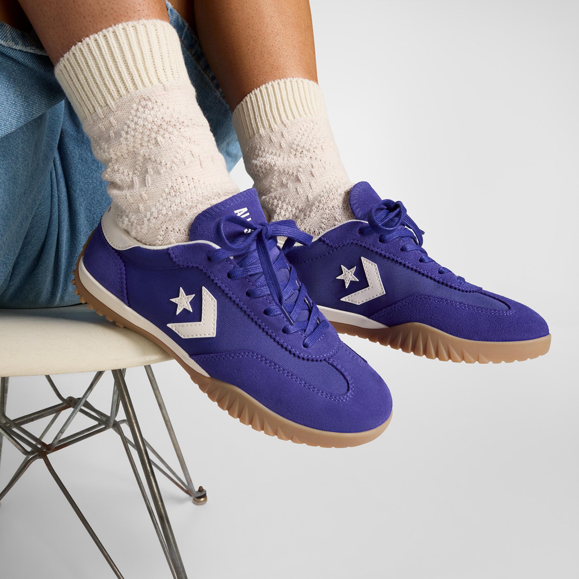 Converse Run Star Trainer Unisex Mavi Süet Sneaker