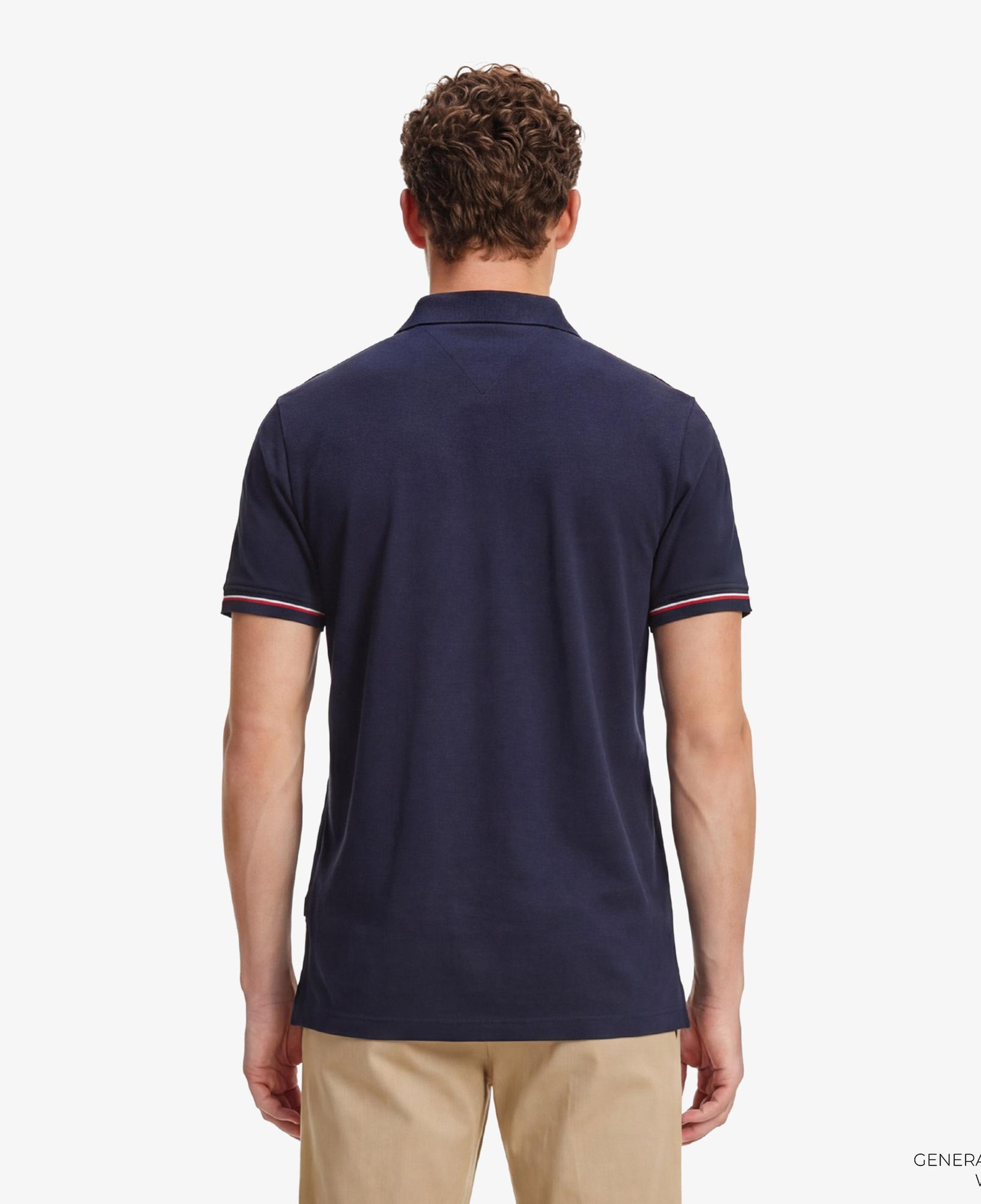 Tommy Hilfiger Elevated Essentials Erkek Lacivert Polo Yaka T-Shirt