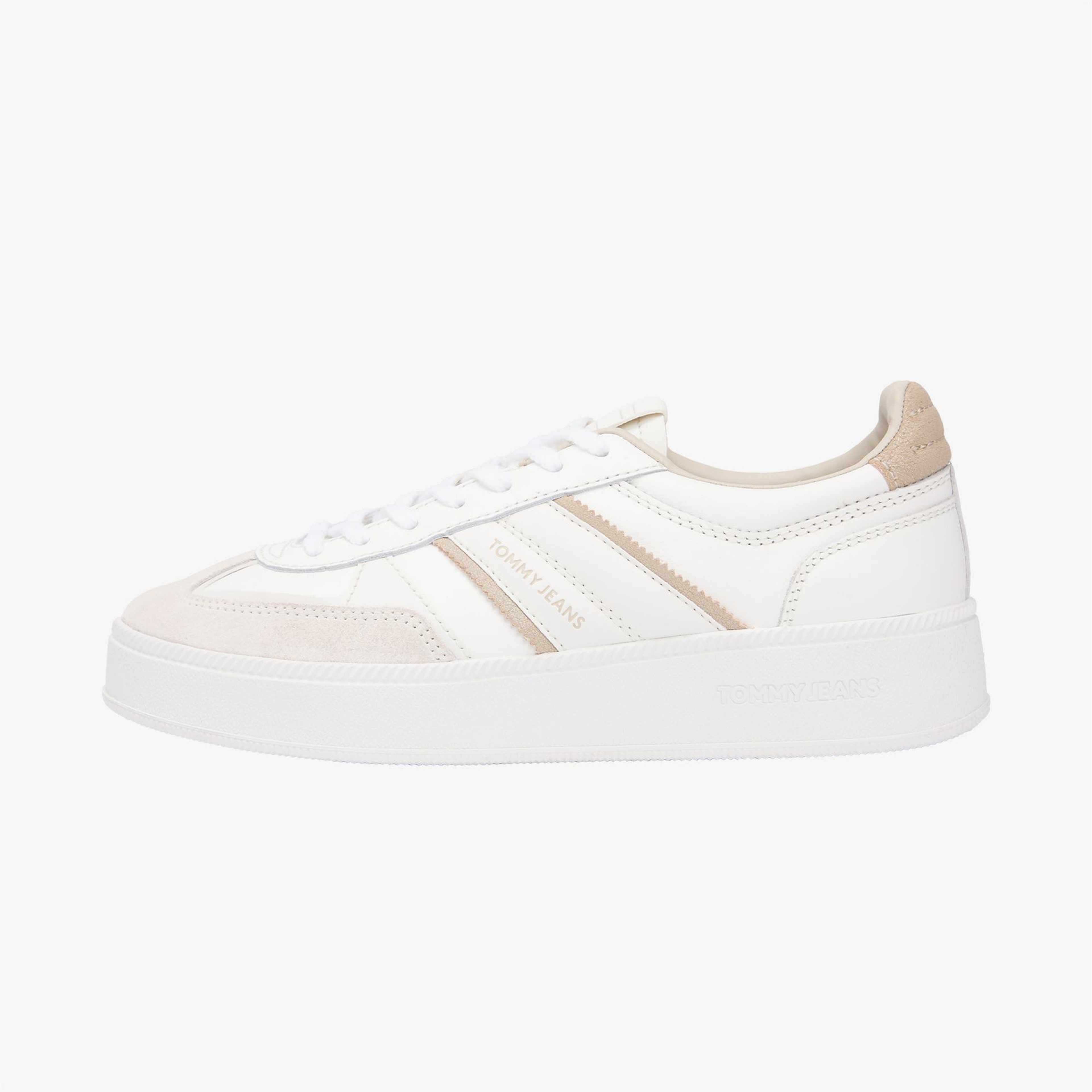 Tommy Hilfiger The Greenwich Edge Kadın Bej Sneaker