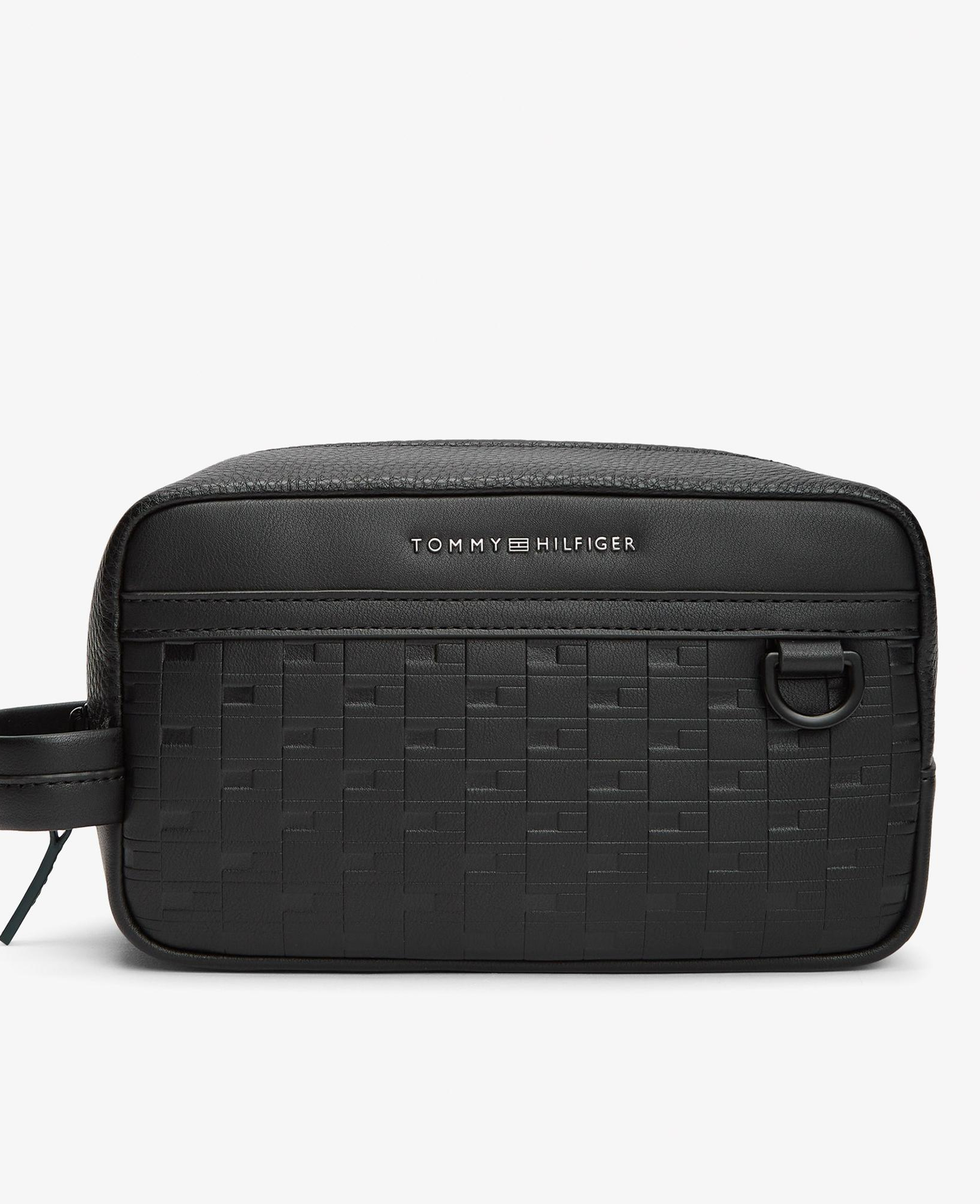 Tommy Hilfiger Modern Monogram Erkek Siyah Sırt Çantası