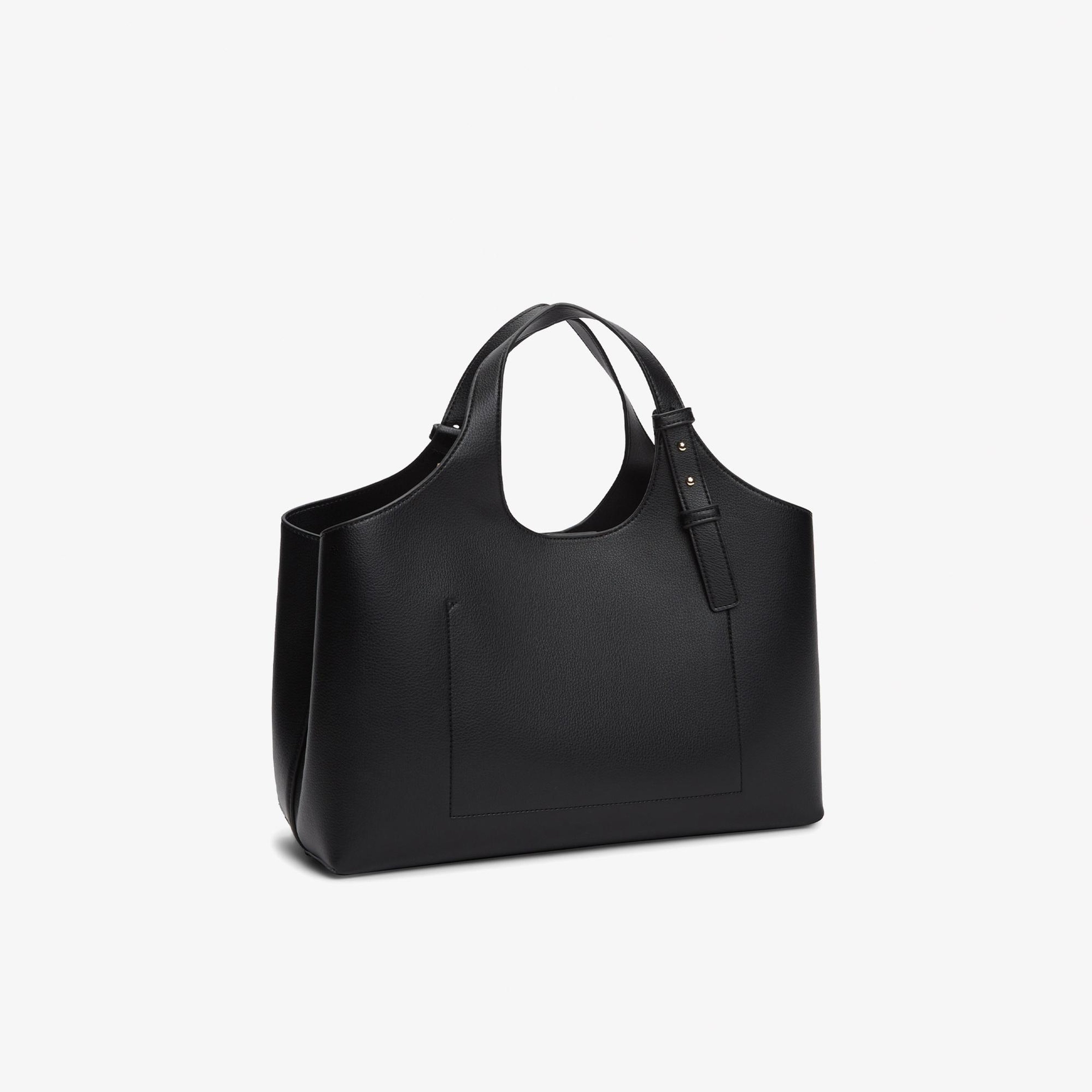 Tommy Hilfiger Logo Kadın Siyah El Çantası