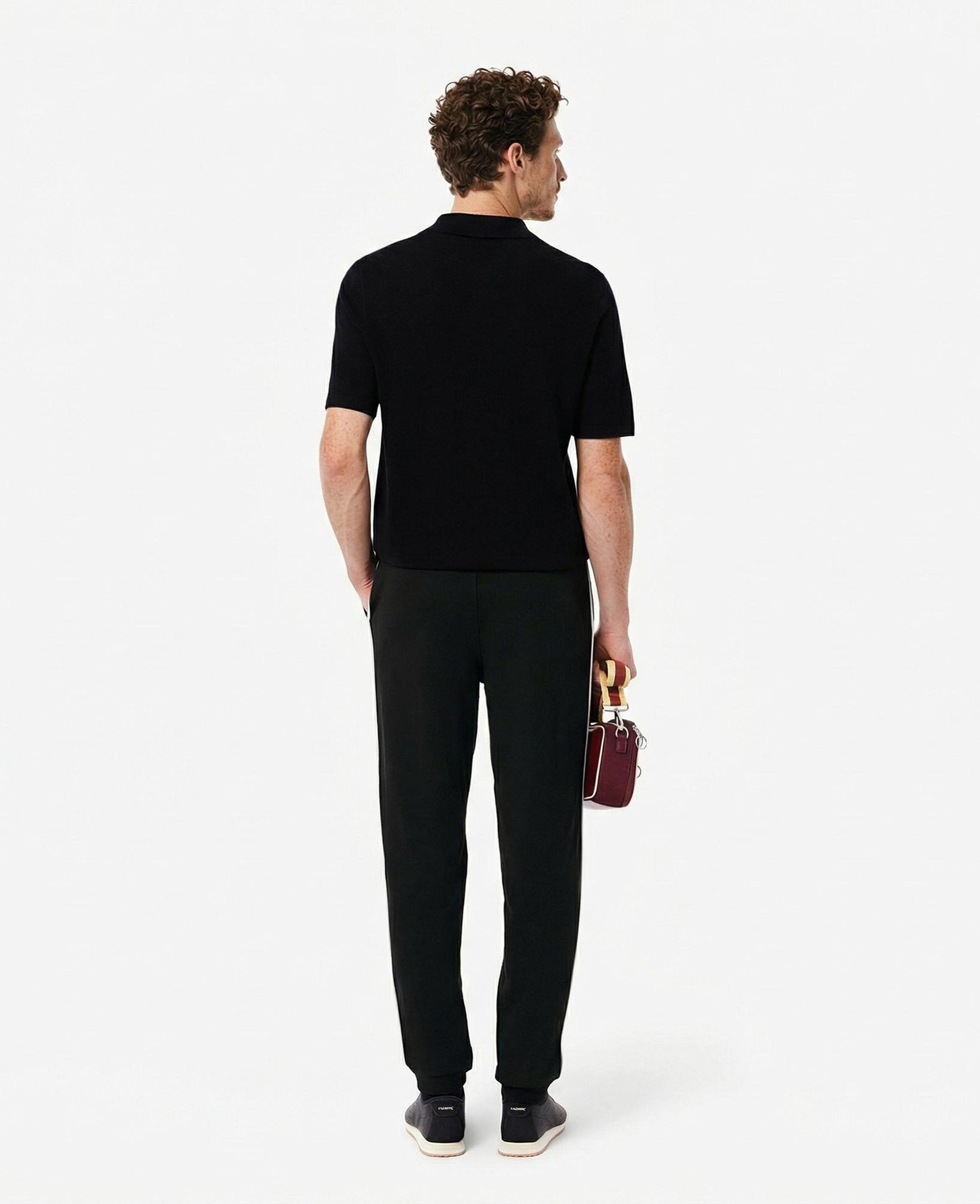 Lacoste Erkek Tapered Fit Siyah Eşofman Altı