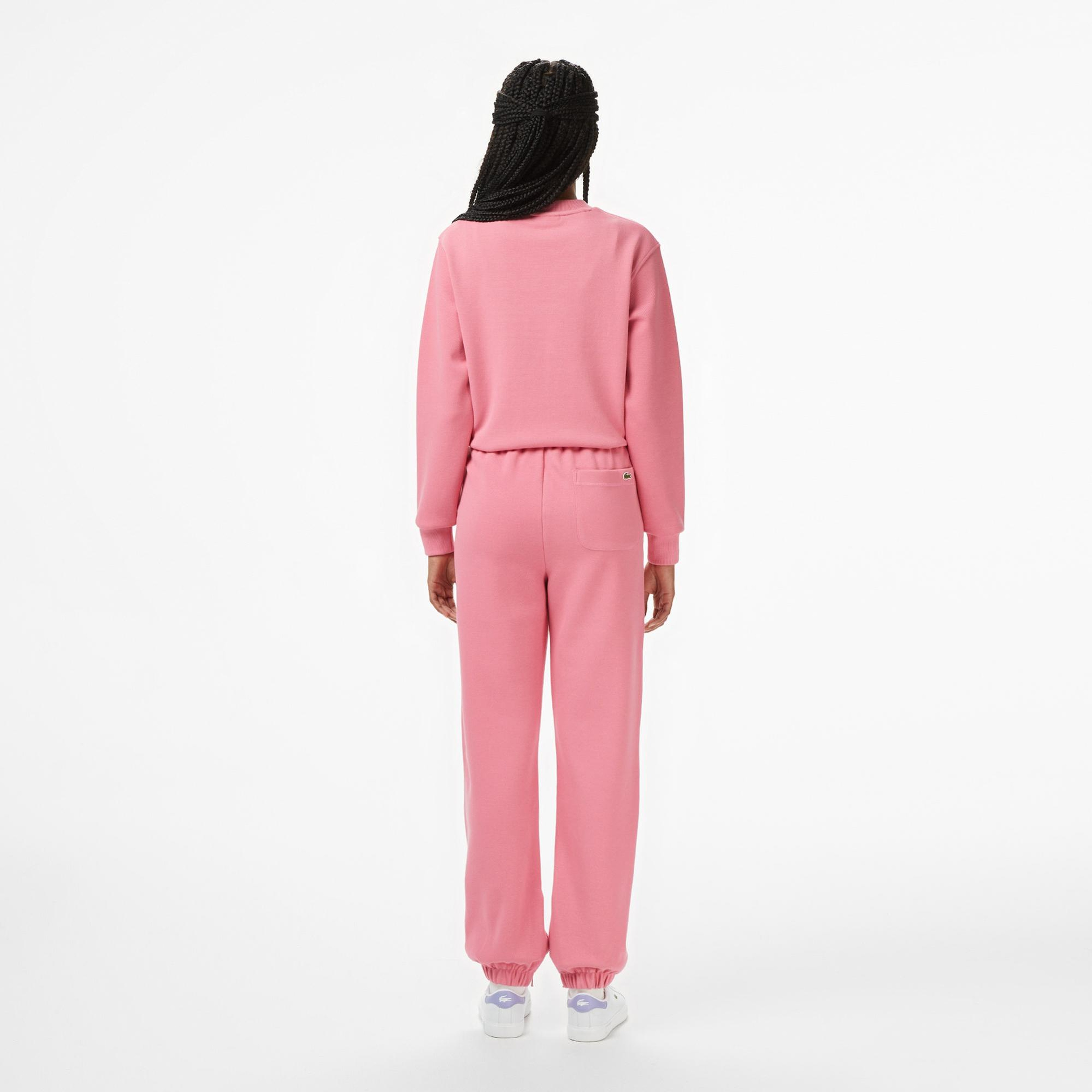 Lacoste Kadın Straight Fit Pembe Eşofman Altı