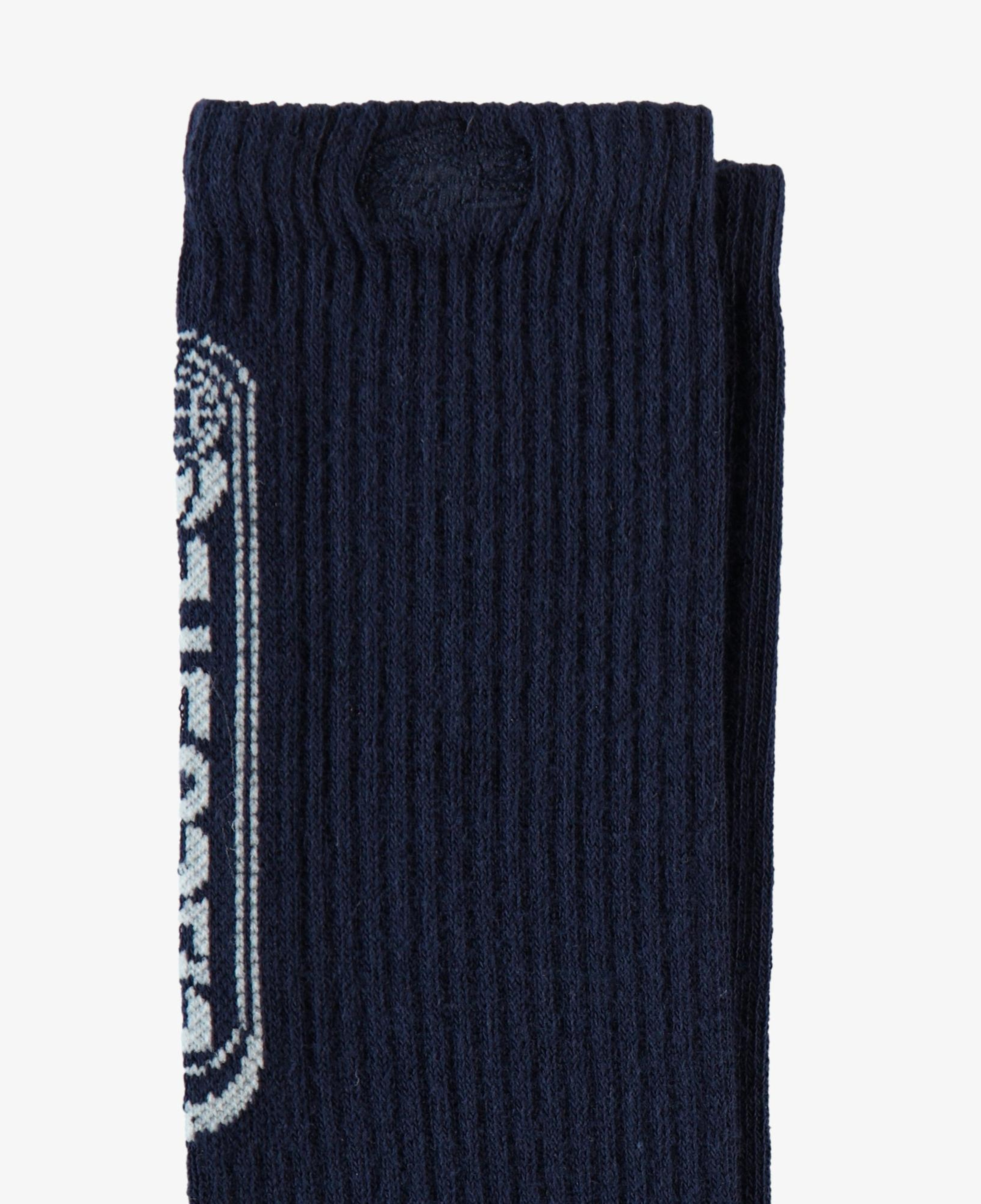Lacoste Erkek Baskılı Lacivert Çorap
