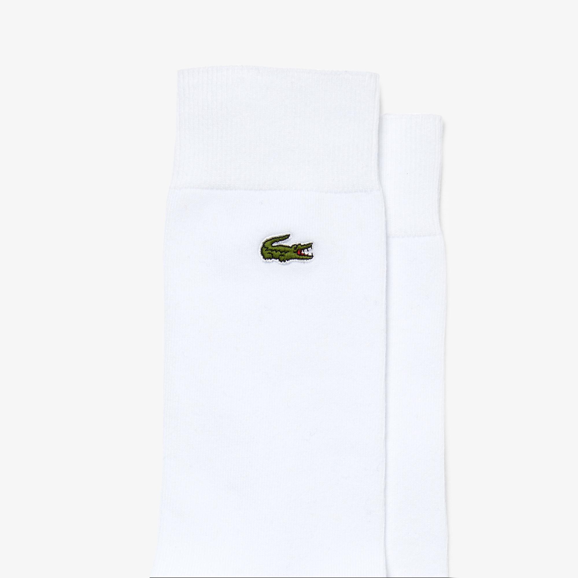 Lacoste Unisex Beyaz Çorap