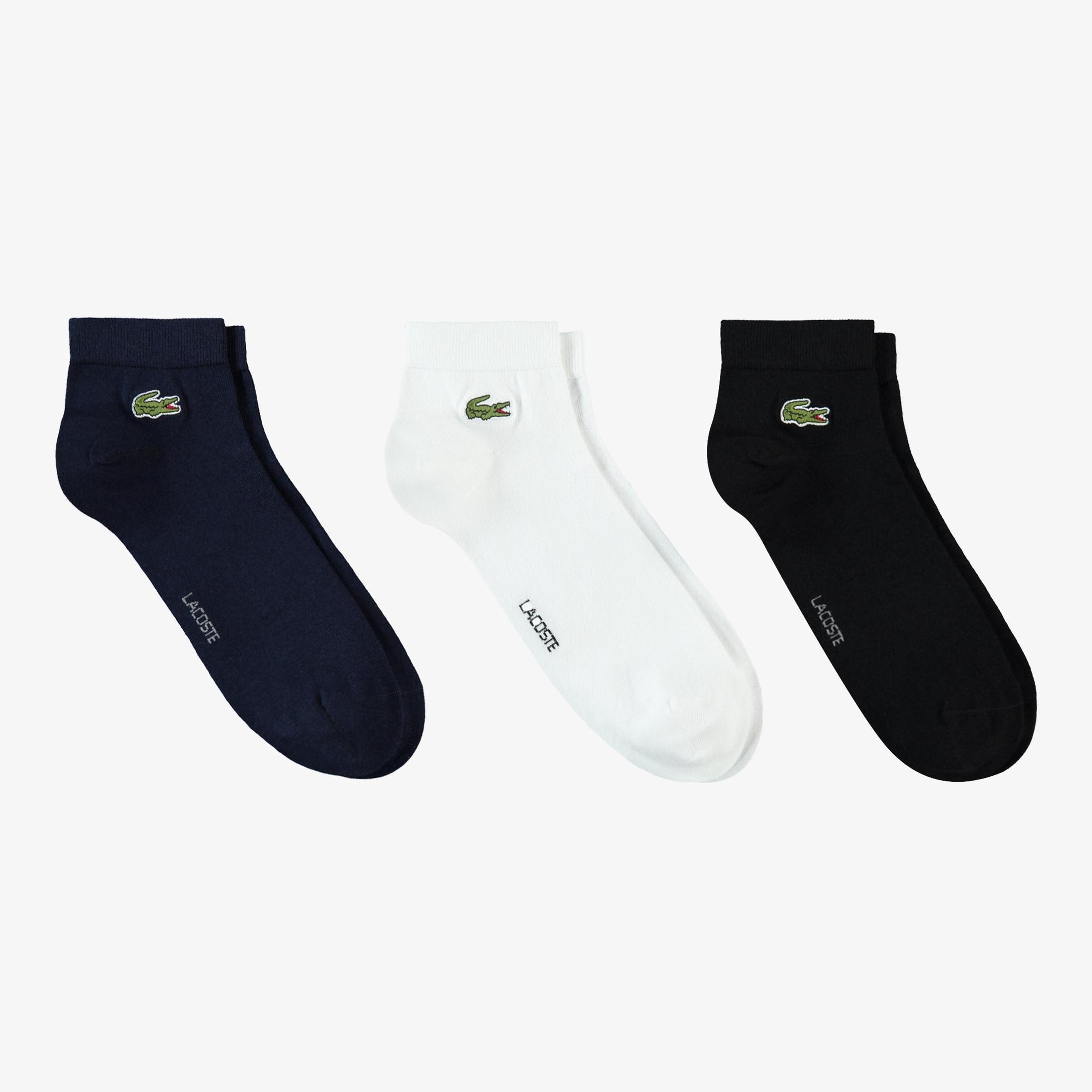 Lacoste Unisex 3'lü Renkli Çorap