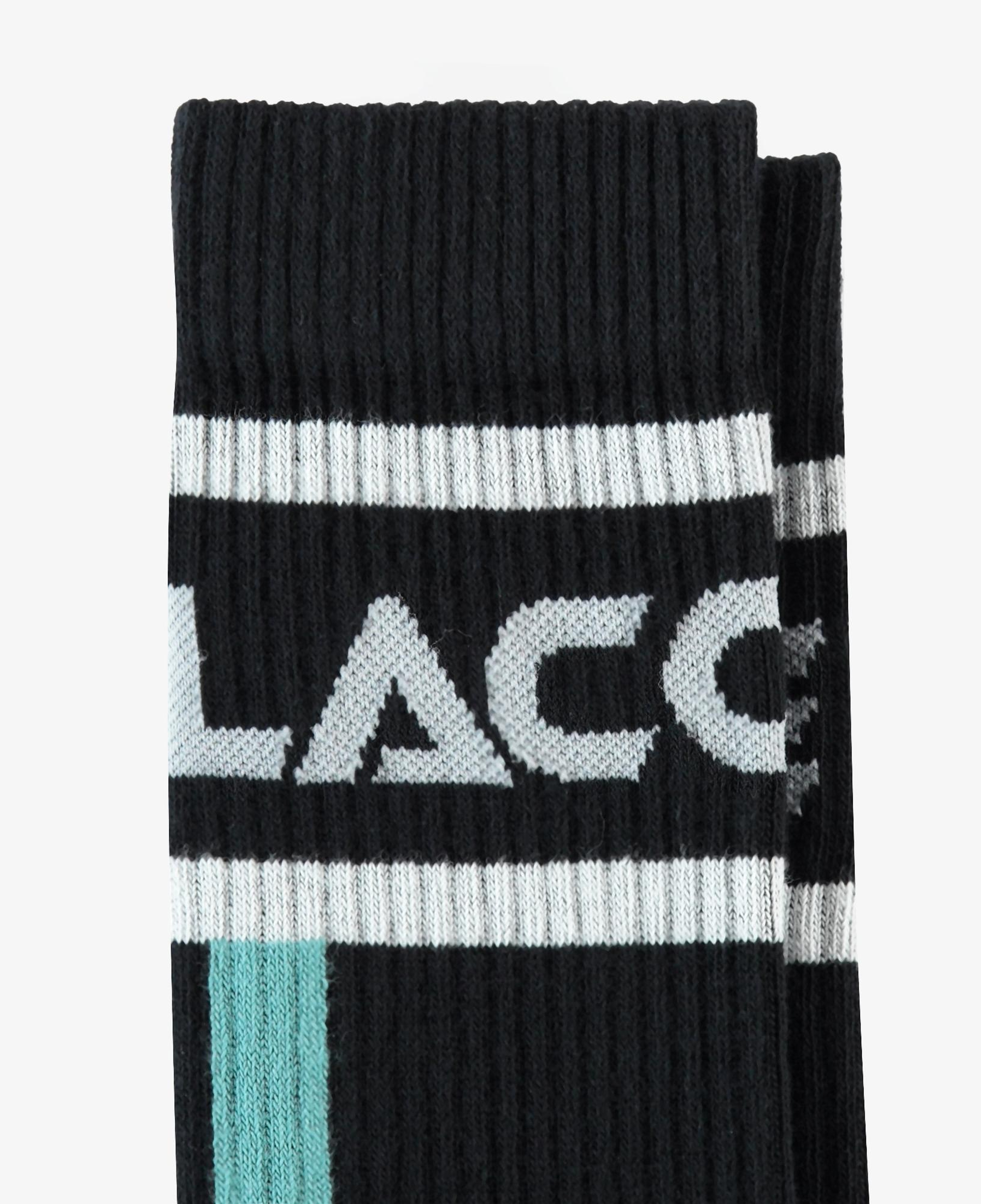 Lacoste Erkek Baskılı Siyah Çorap