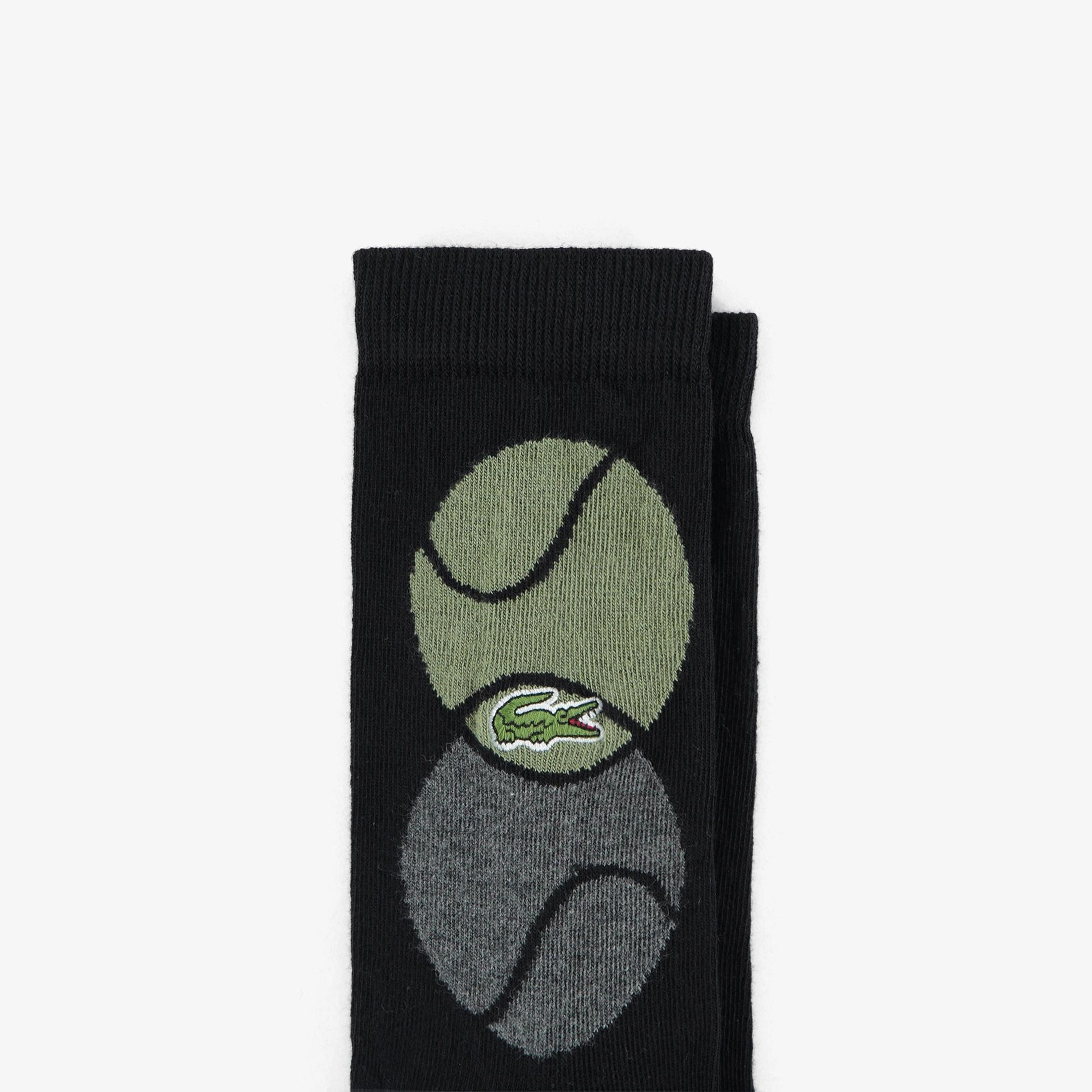 Lacoste Unisex Siyah Çorap