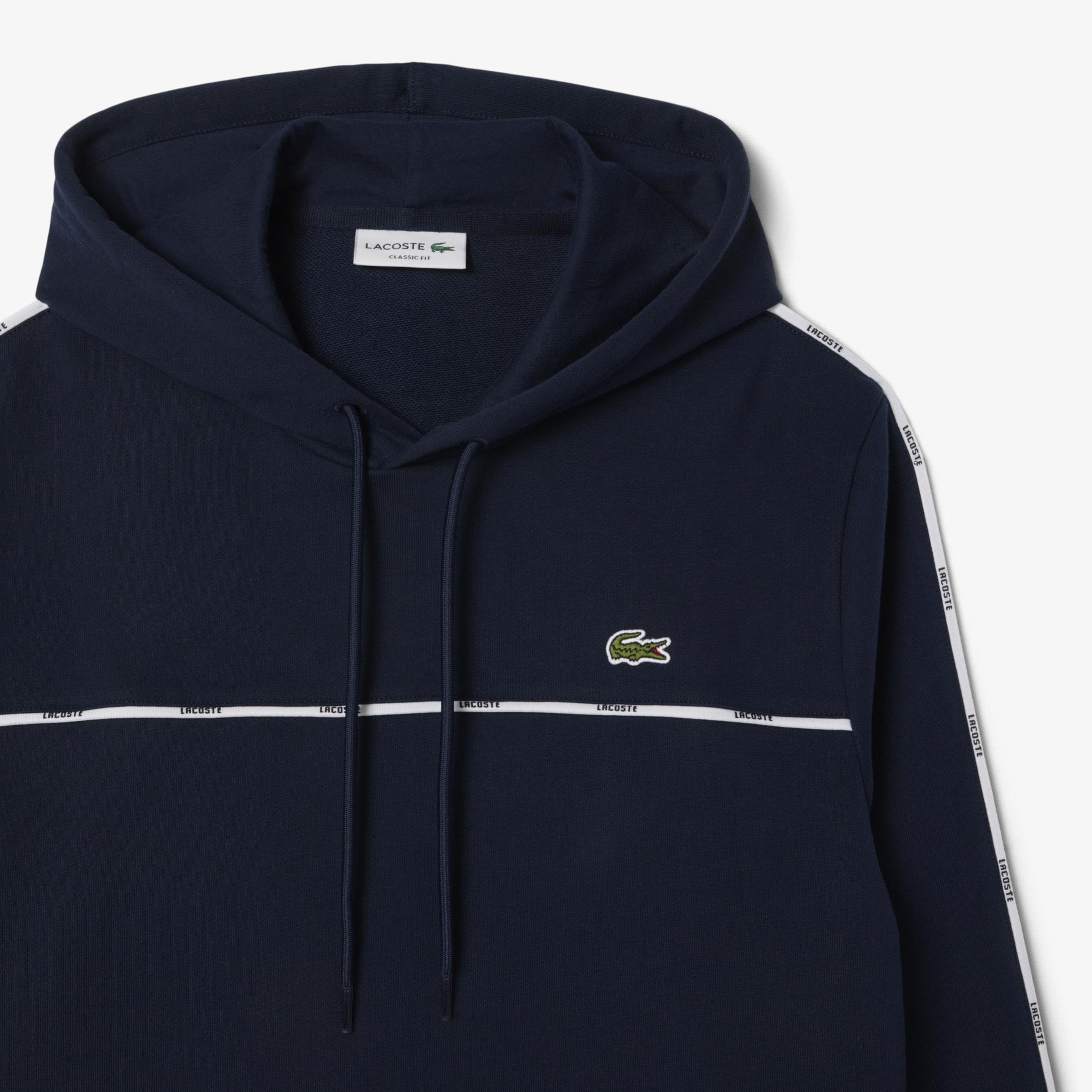 Lacoste Erkek Classic Fit Kapüşonlu Lacivert Sweatshirt