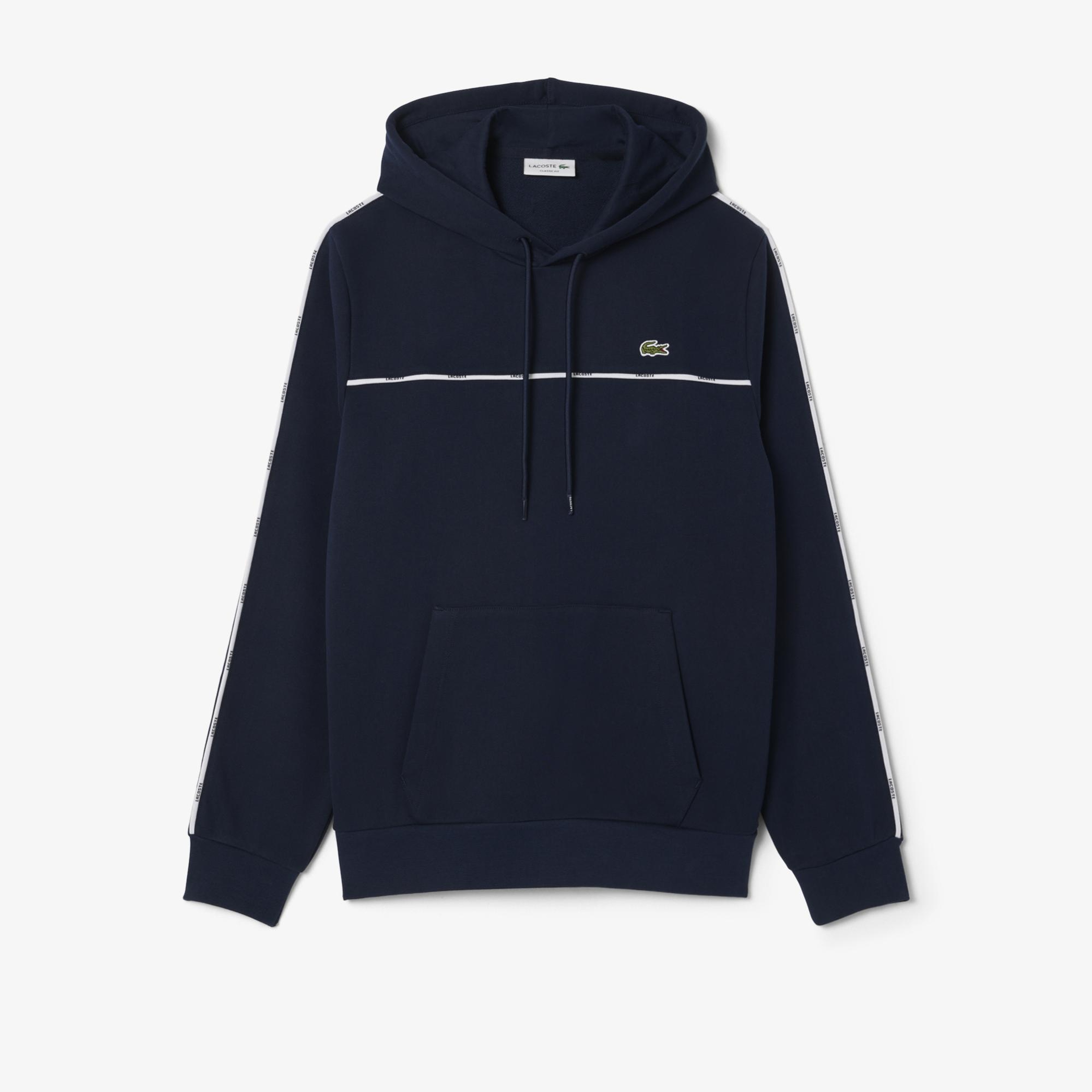 Lacoste Erkek Classic Fit Kapüşonlu Lacivert Sweatshirt
