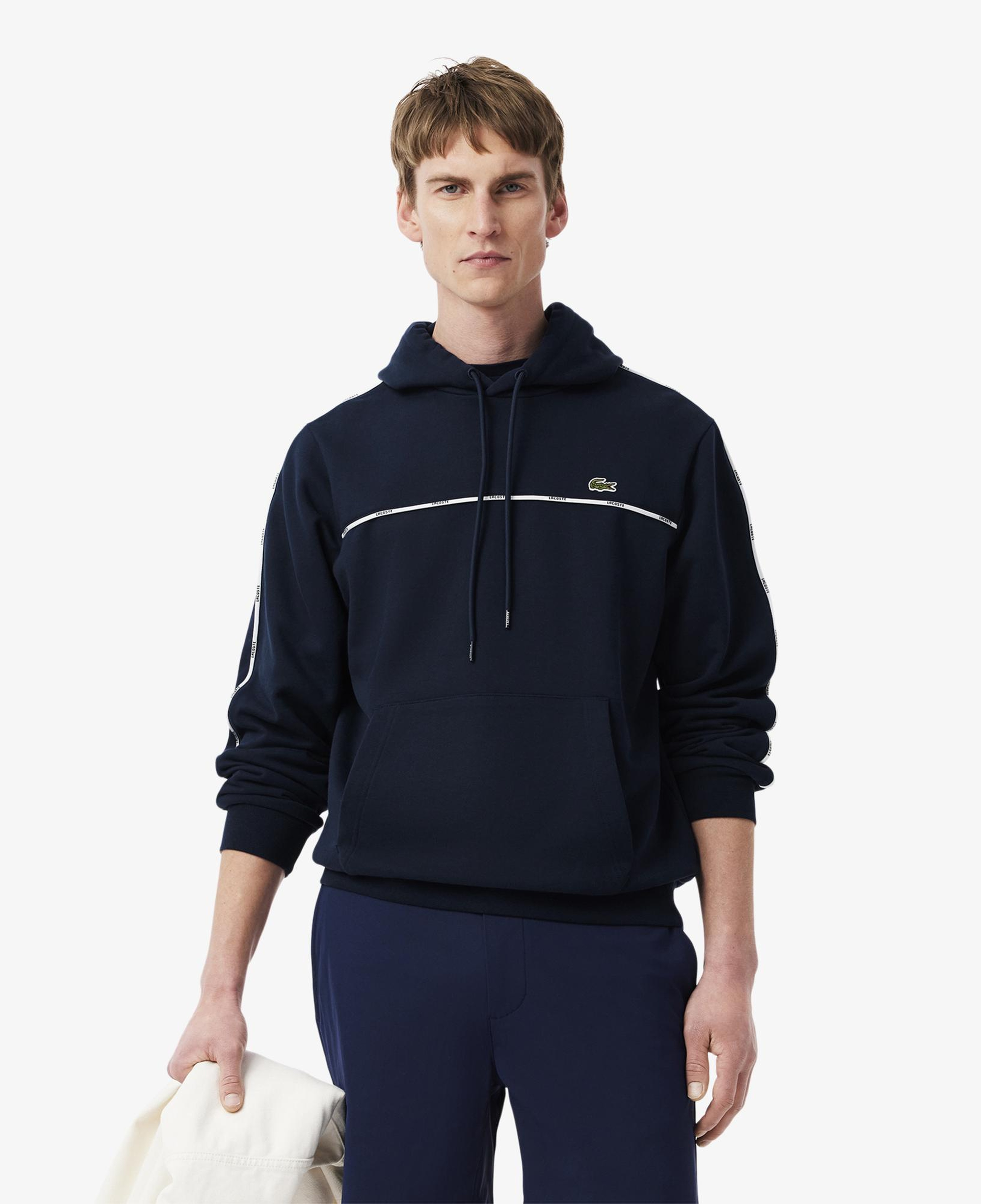 Lacoste Erkek Classic Fit Kapüşonlu Lacivert Sweatshirt