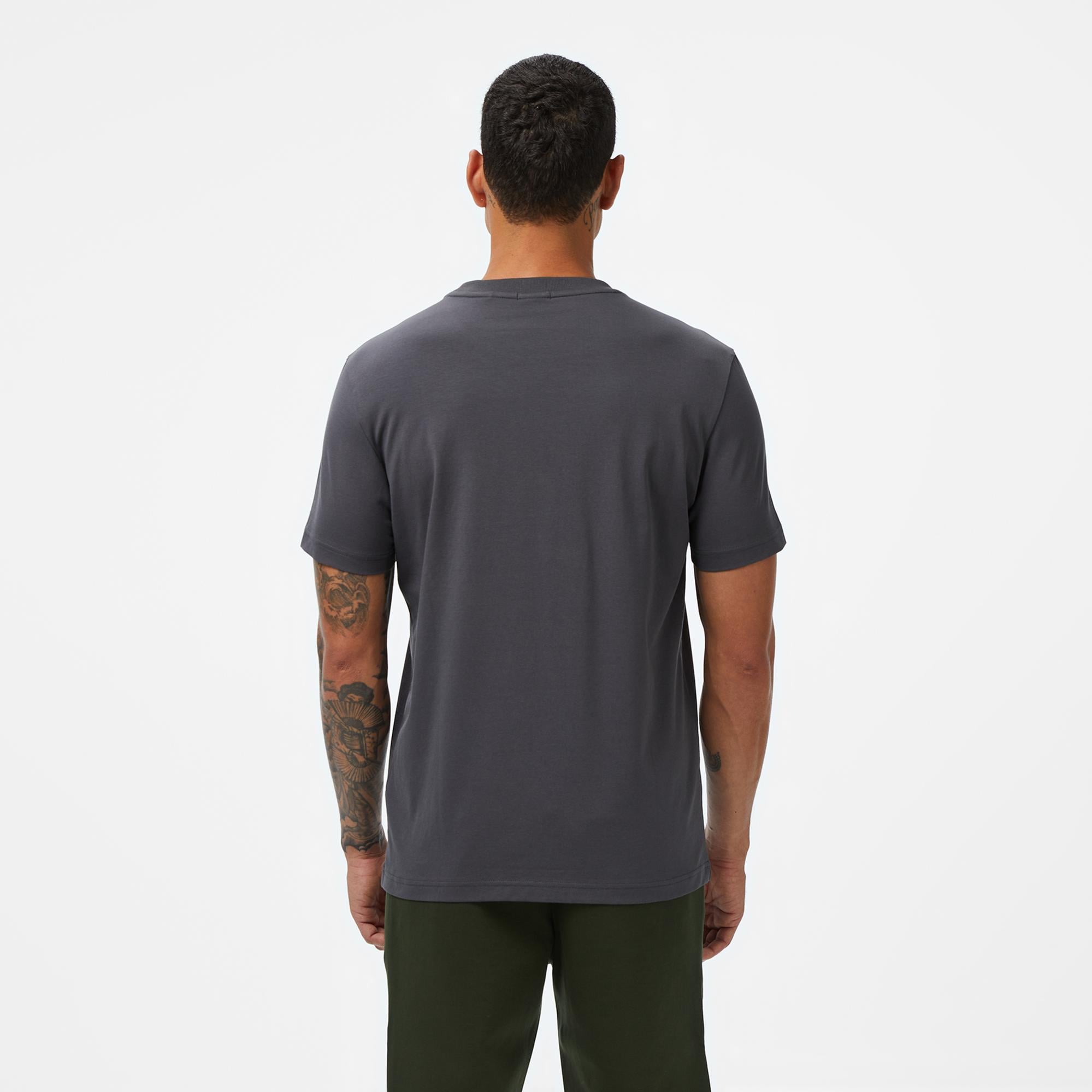 Boss Erkek Koyu Gri T-Shirt