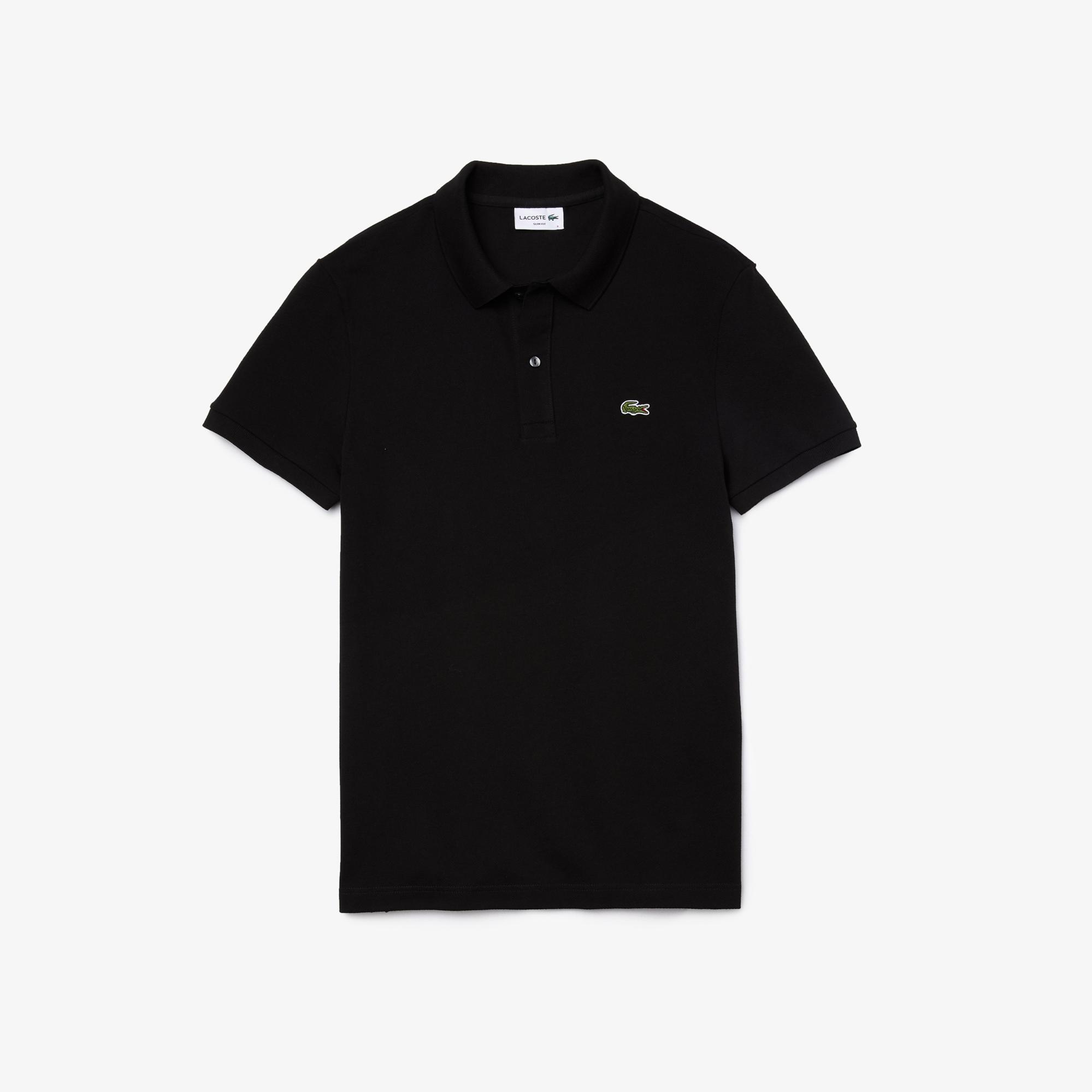 Lacoste L.12.12 Erkek Slim Fit Siyah Polo