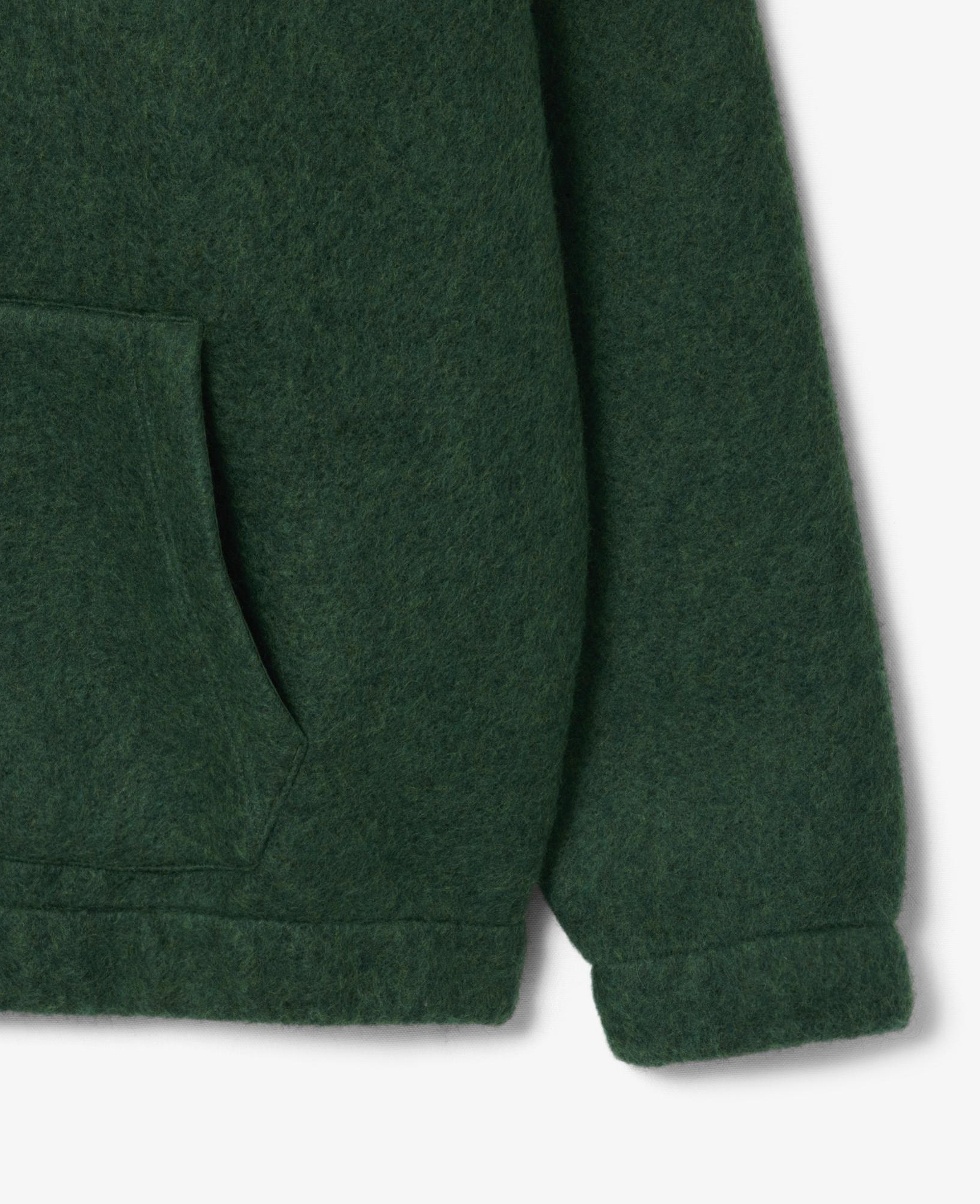 Lacoste Erkek Loose Fit Yarım Fermuarlı Yeşil Sweatshirt