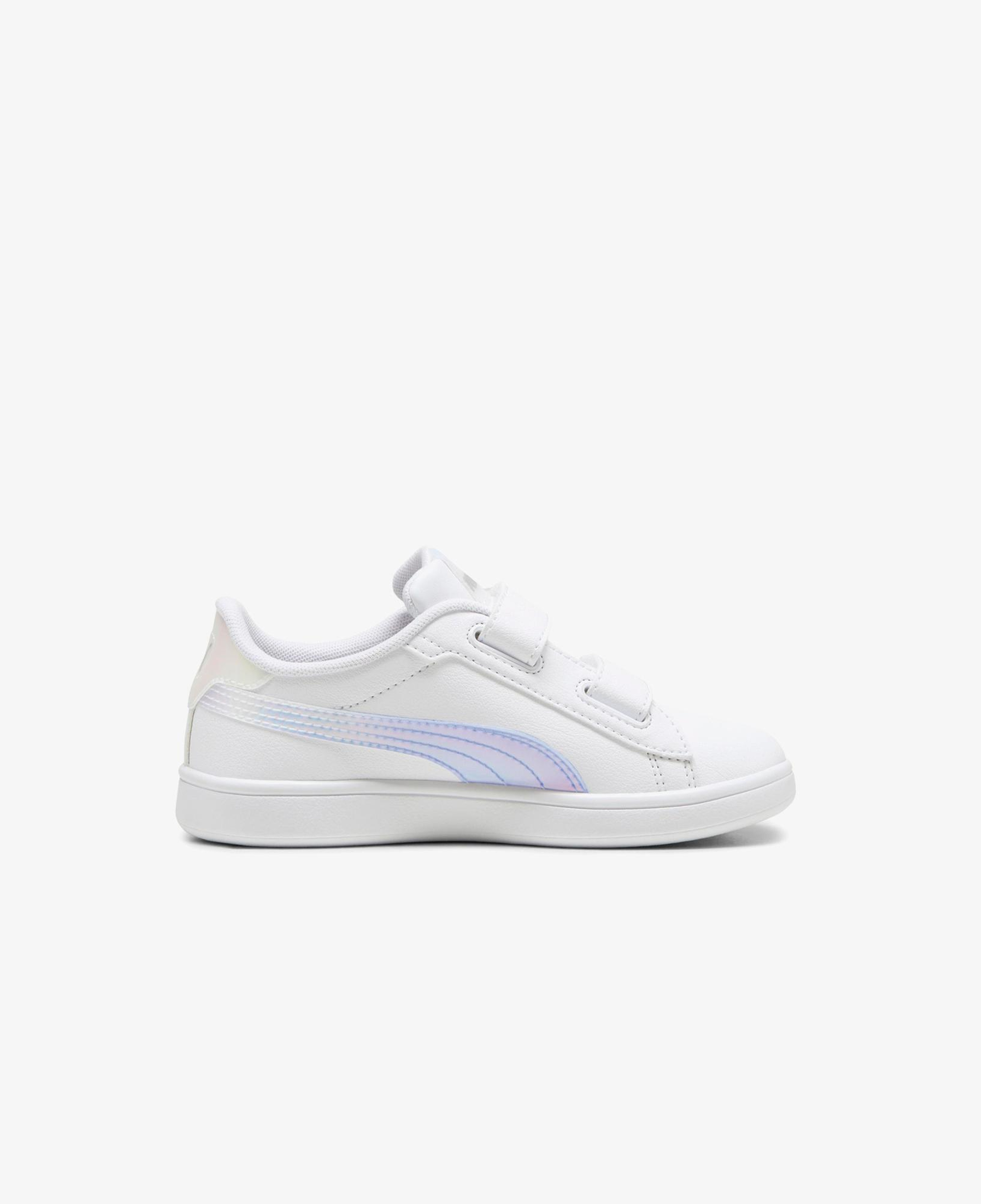 Puma Smash 3.0 Holo 2.0 V PS Çocuk Beyaz Spor Ayakkabı