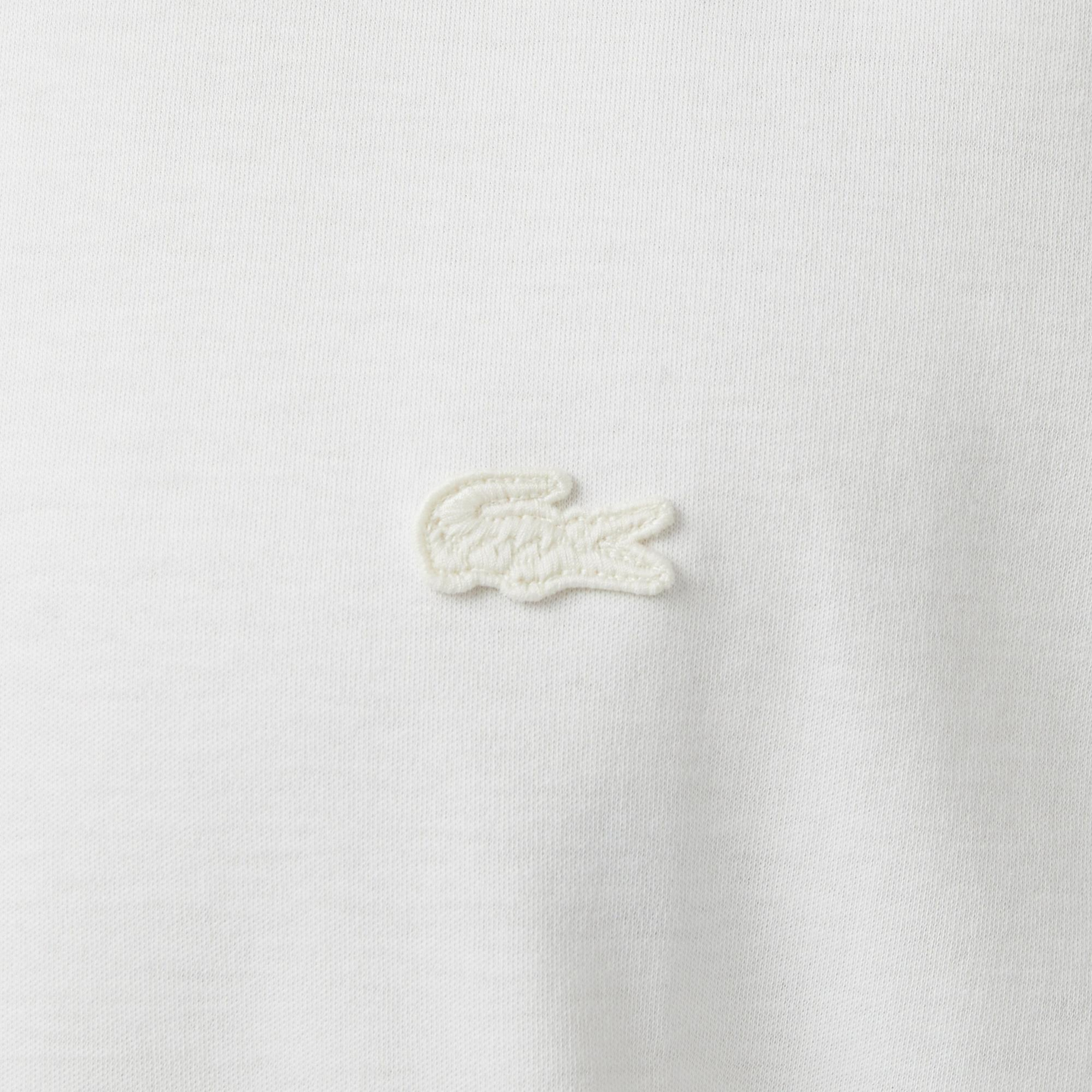 Lacoste Erkek Regular Fit Bisiklet Yaka Beyaz T-Shirt