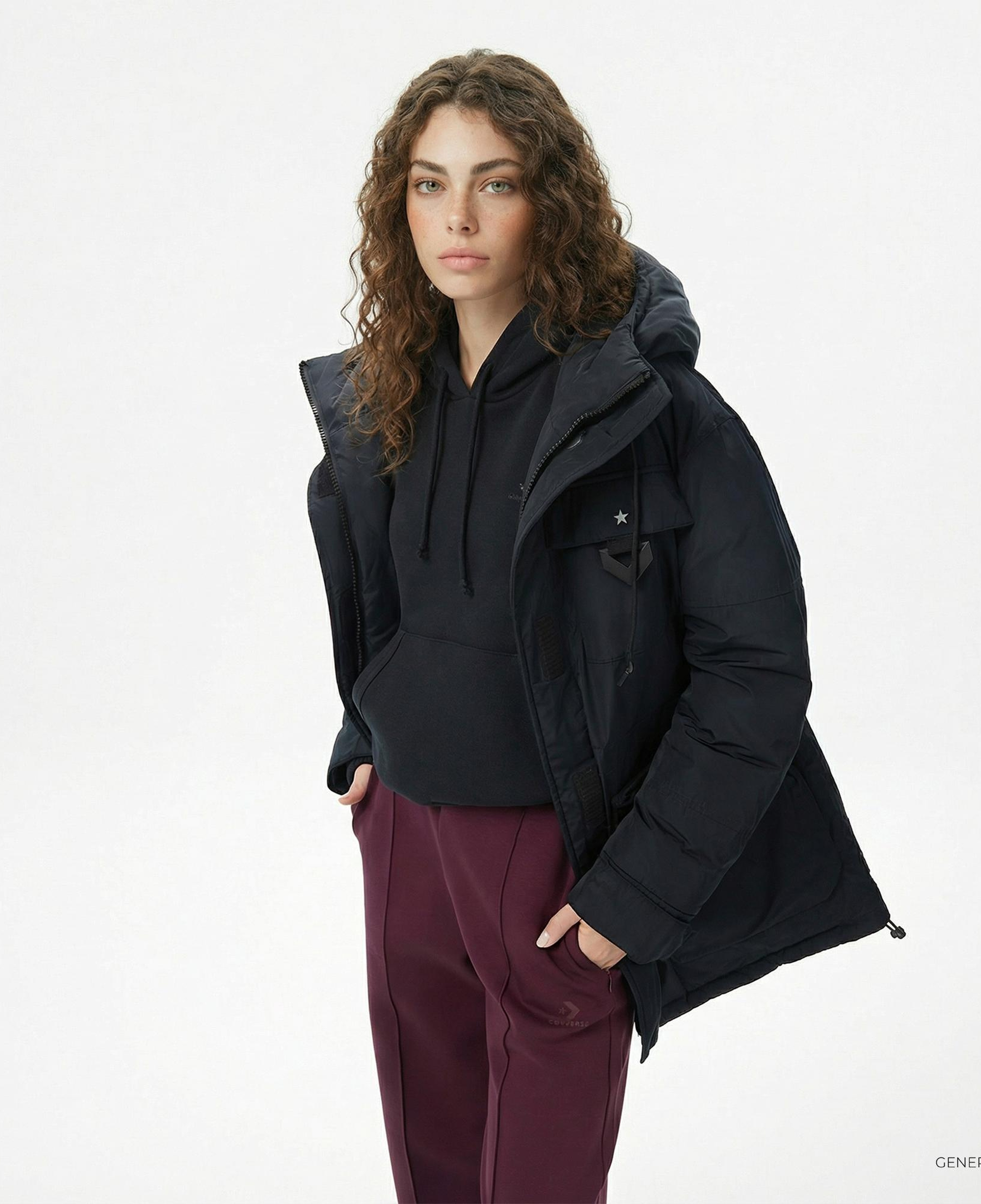 Converse Kadın Siyah Mont