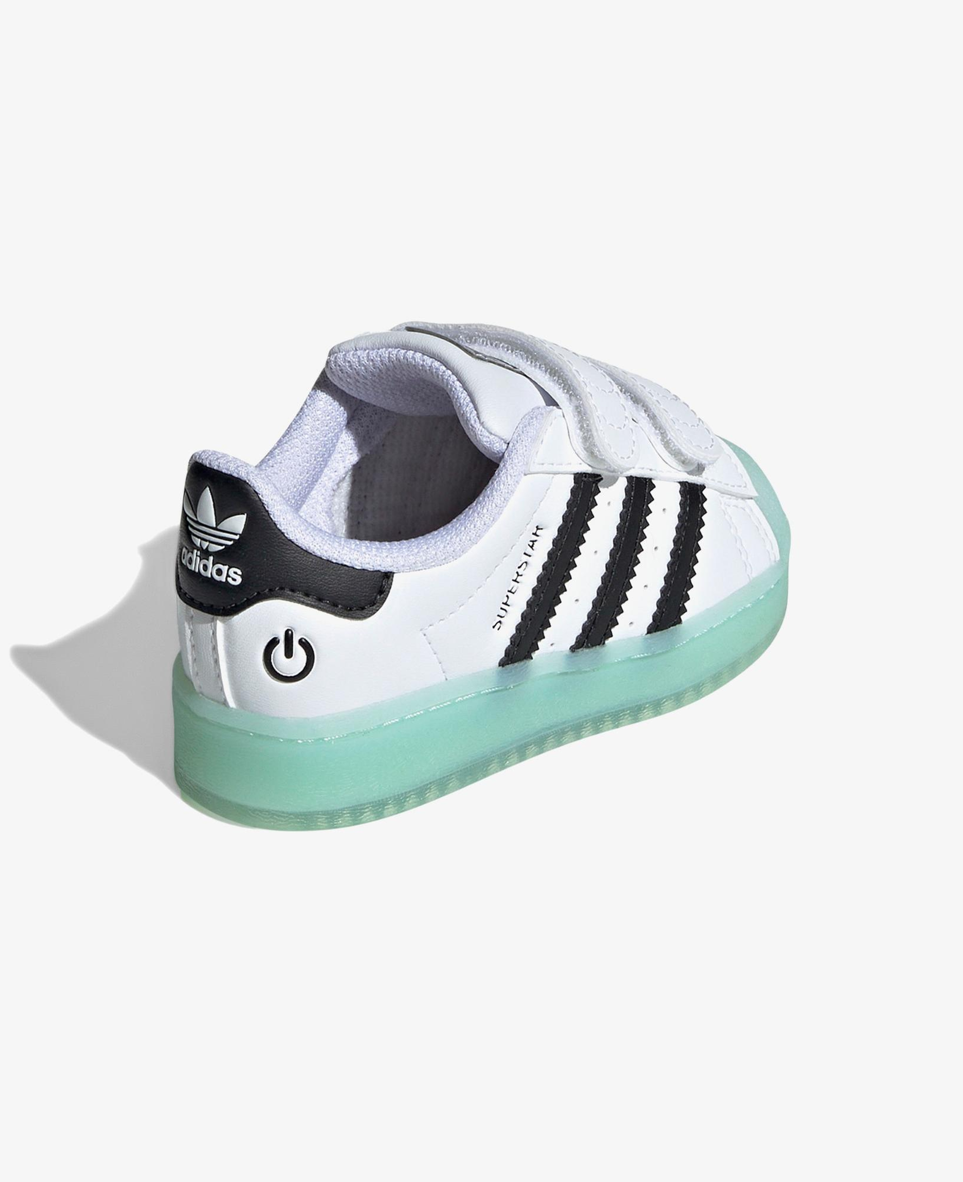 adidas Superstar Led Lights Comfort Closure Bebek Yeşil Beyaz Led Işıklı Spor Ayakkabı