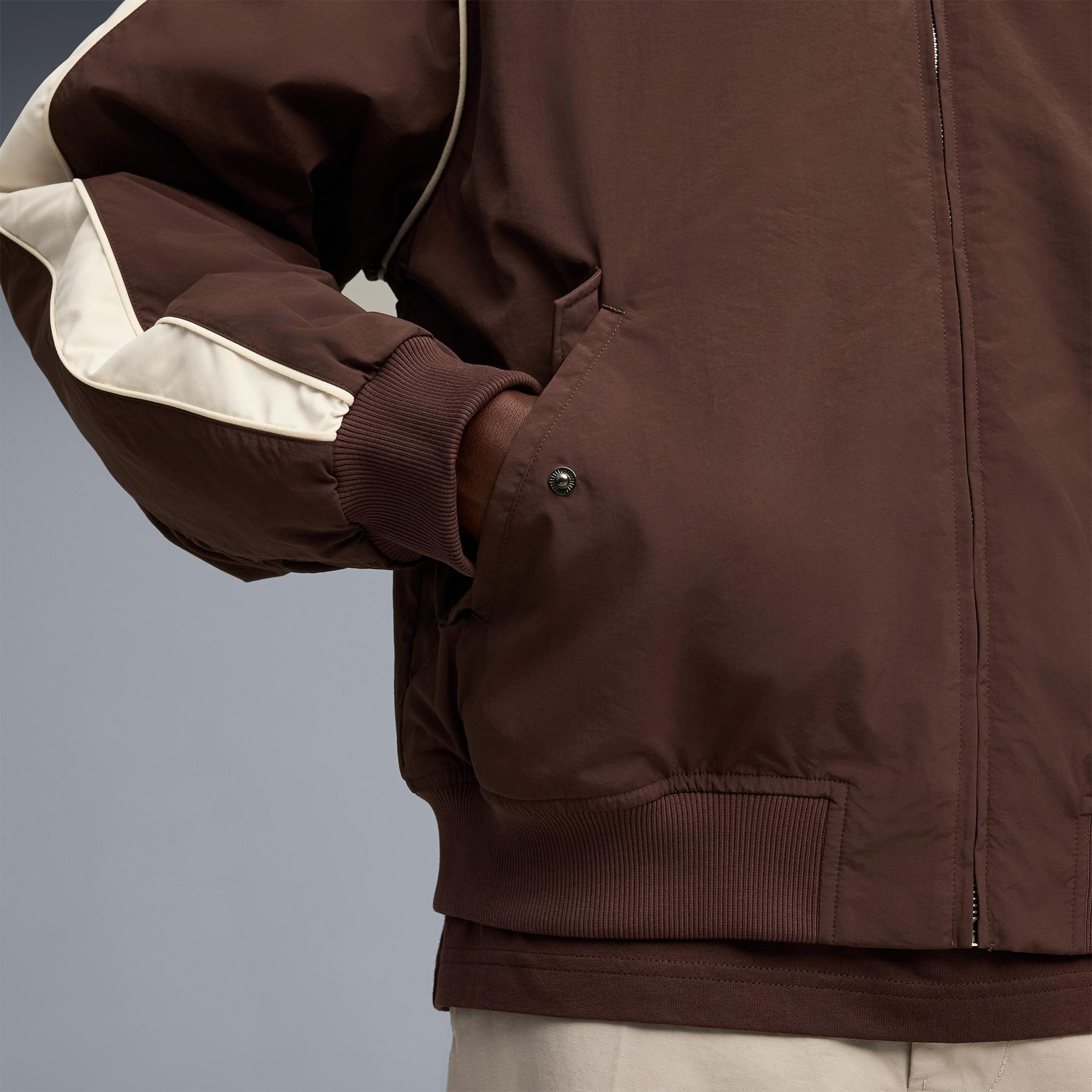 Puma T7 Bomber Unisex Kahverengi Ceket