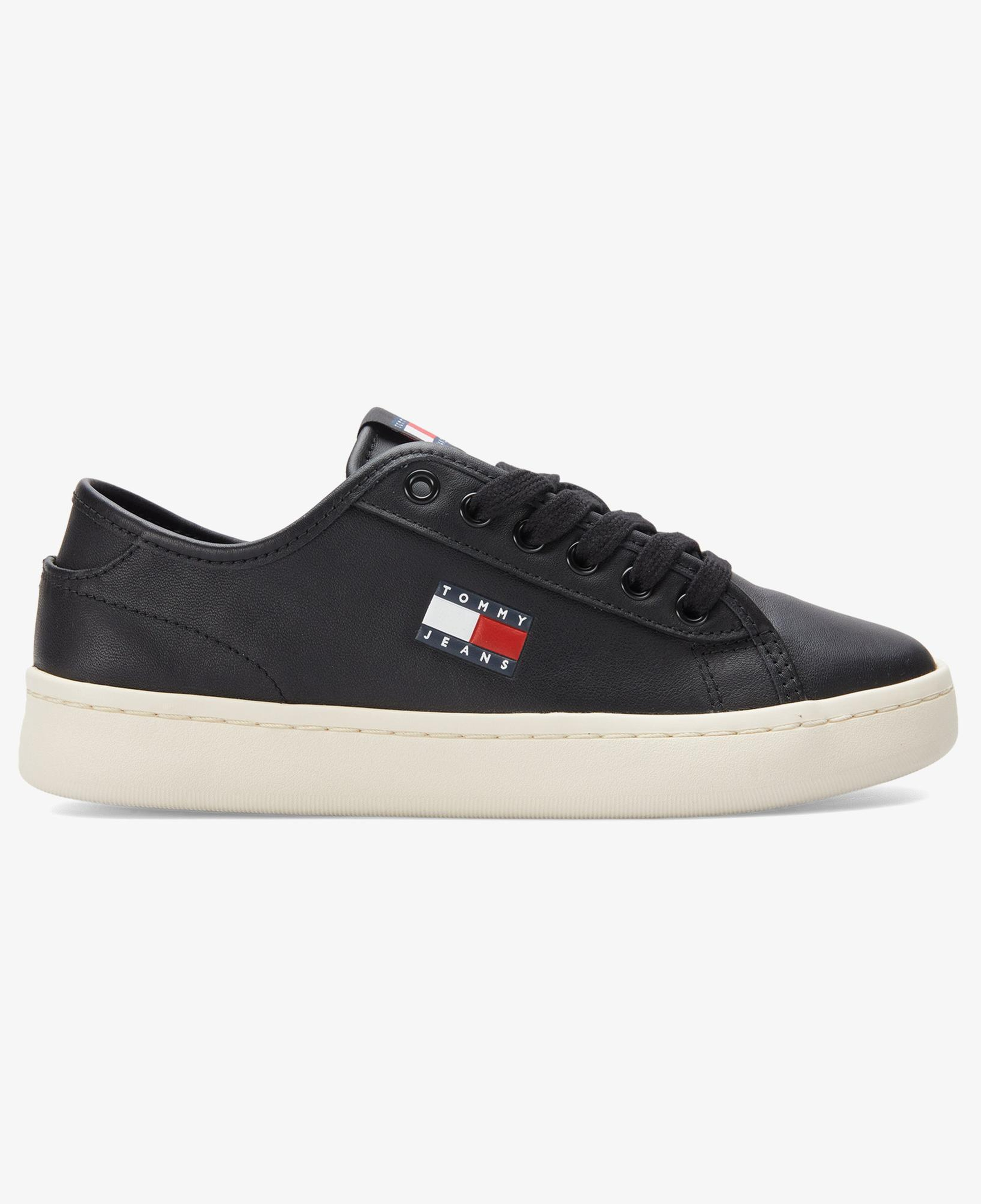 Tommy Jeans Lightweight Court Kadın Siyah Sneaker