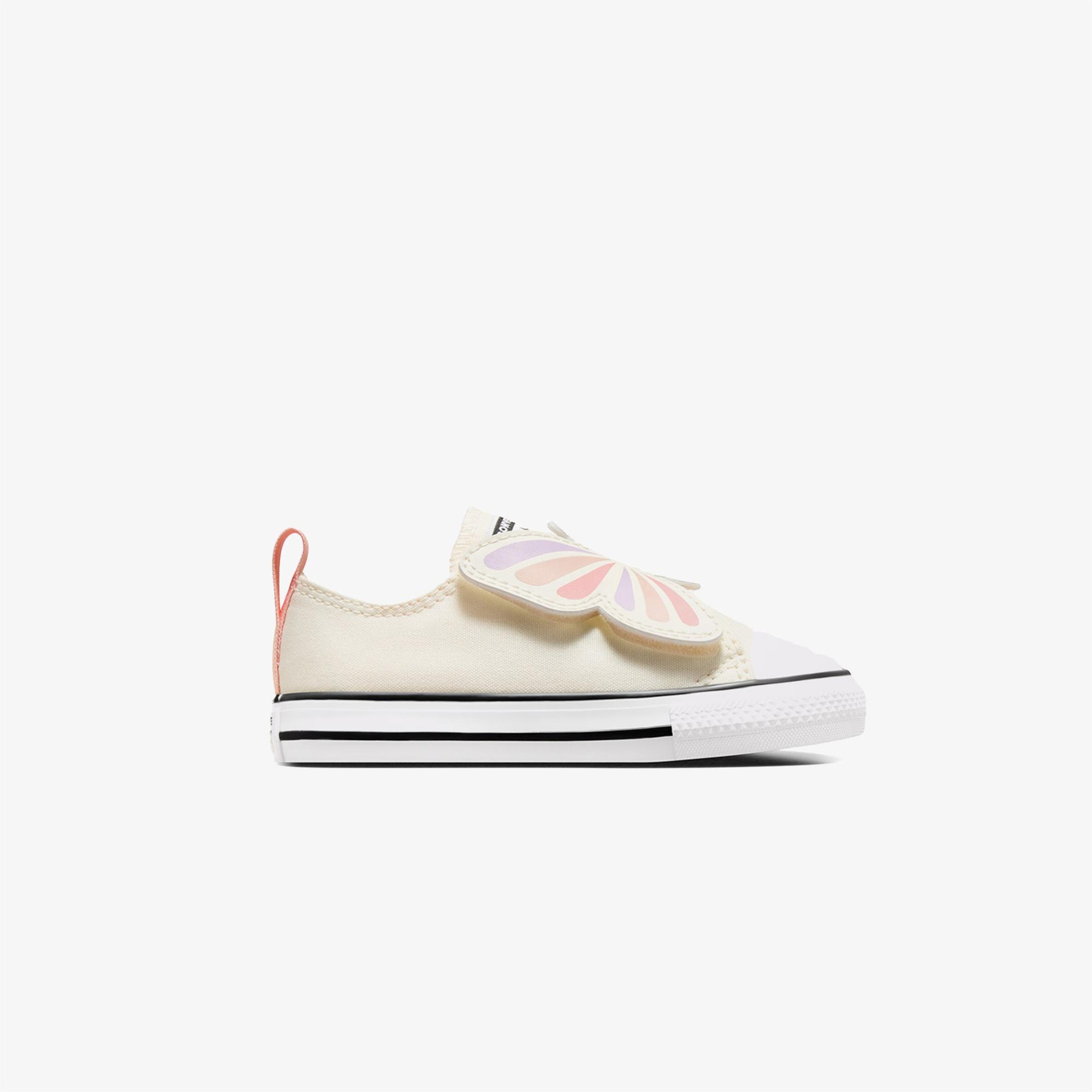 Converse Chuck Taylor All Star Butterflies Çocuk Ekru Sneaker