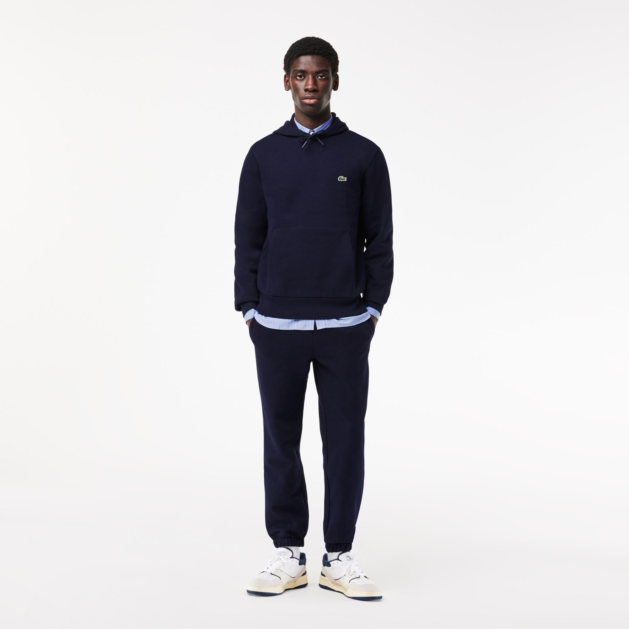 Lacoste Erkek Classic Fit Kapüşonlu Lacivert Sweatshirt