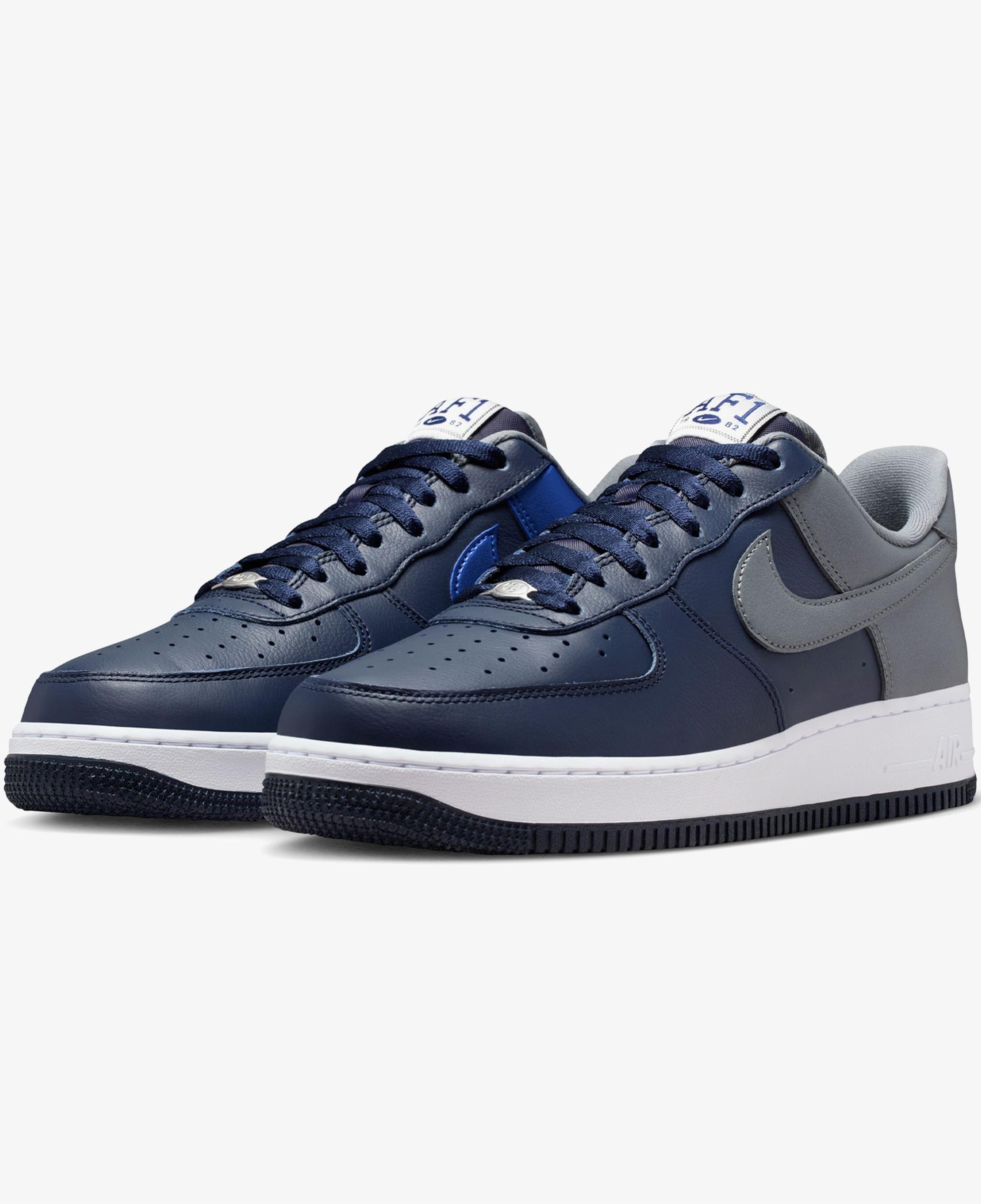 Nike Air Force 1 '07 LV8 Erkek Lacivert Spor Ayakkabı