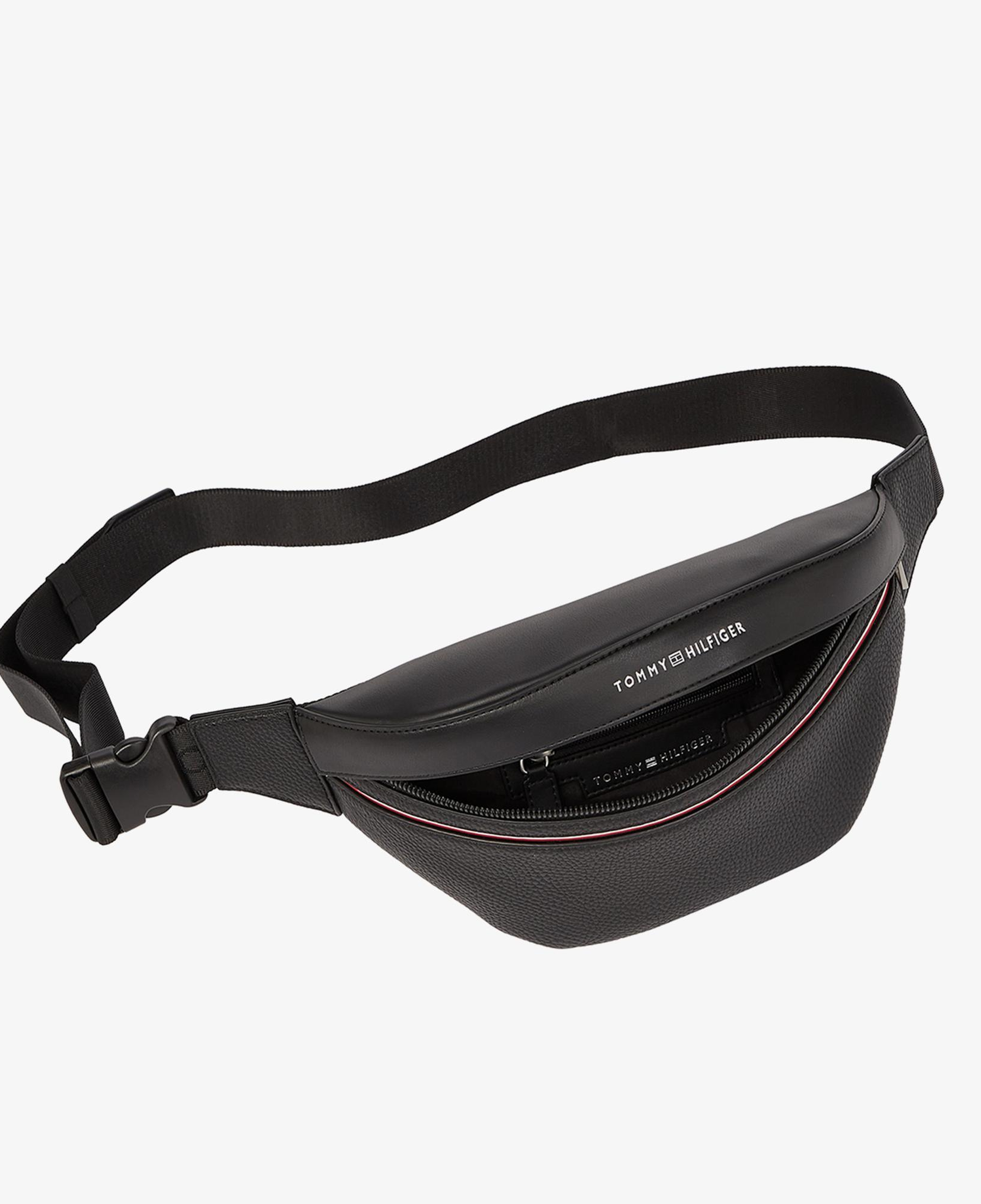 Tommy Hilfiger Corp Erkek Siyah Bel Çantası