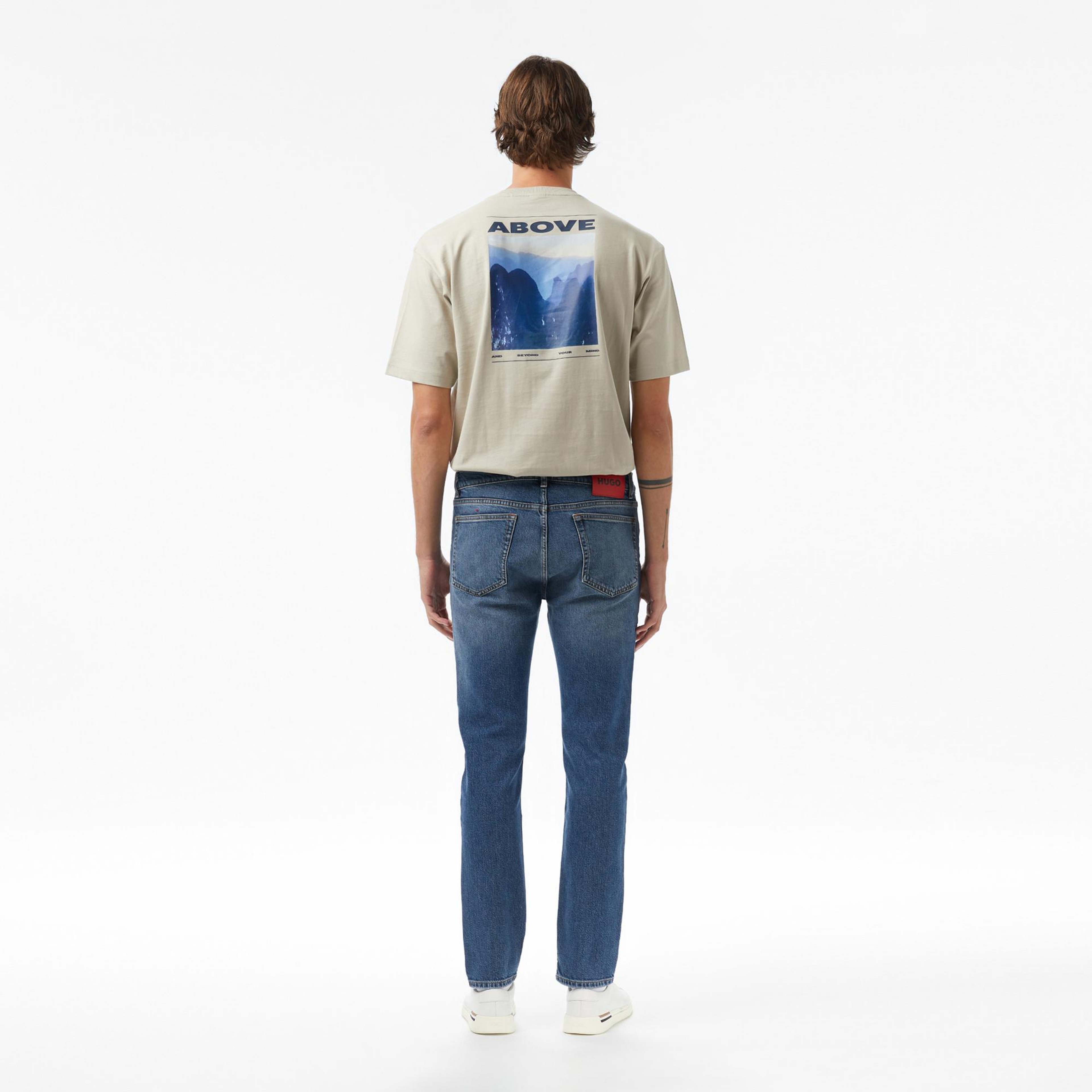 Hugo 708 Erkek Mavi Jean