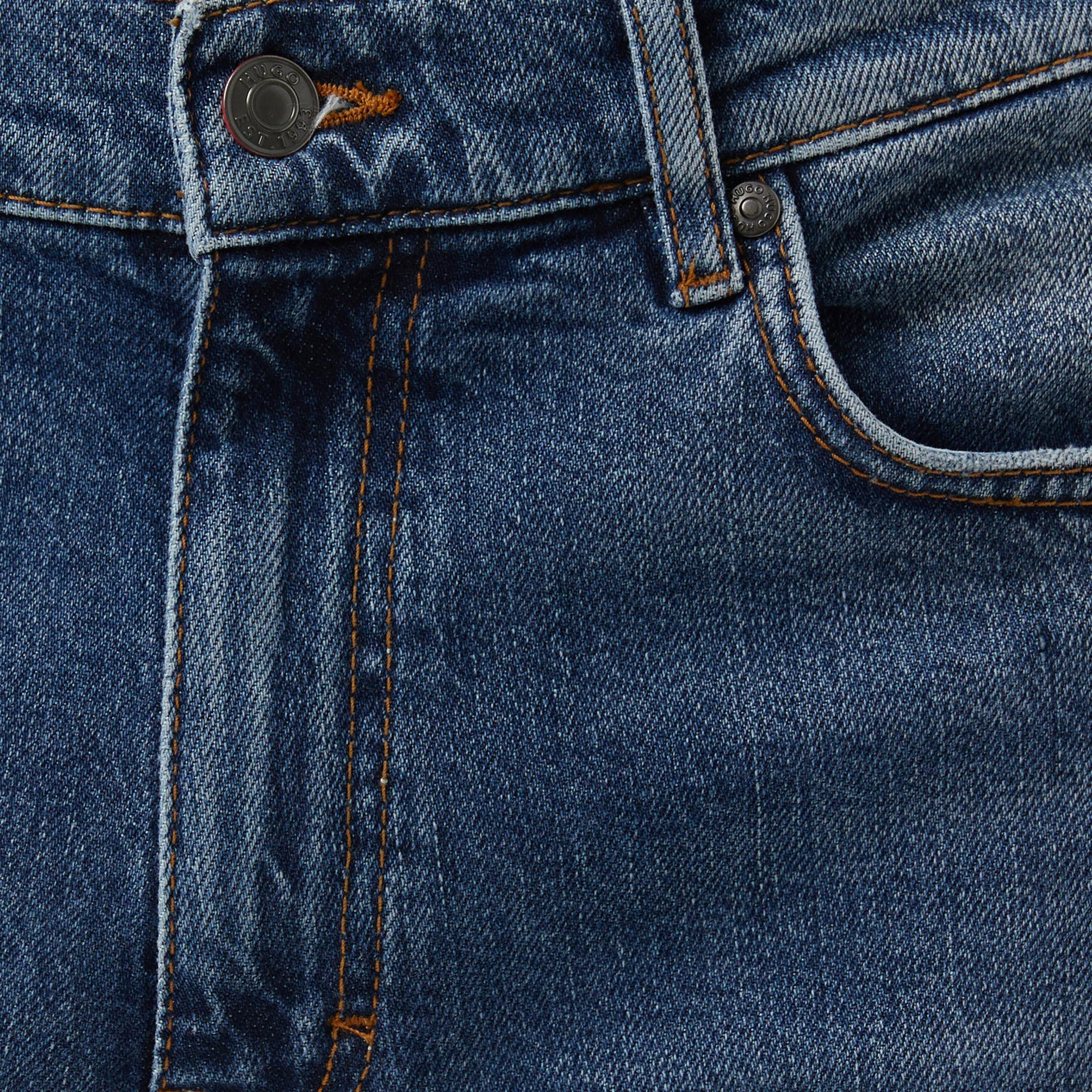 Hugo 708 Erkek Mavi Jean