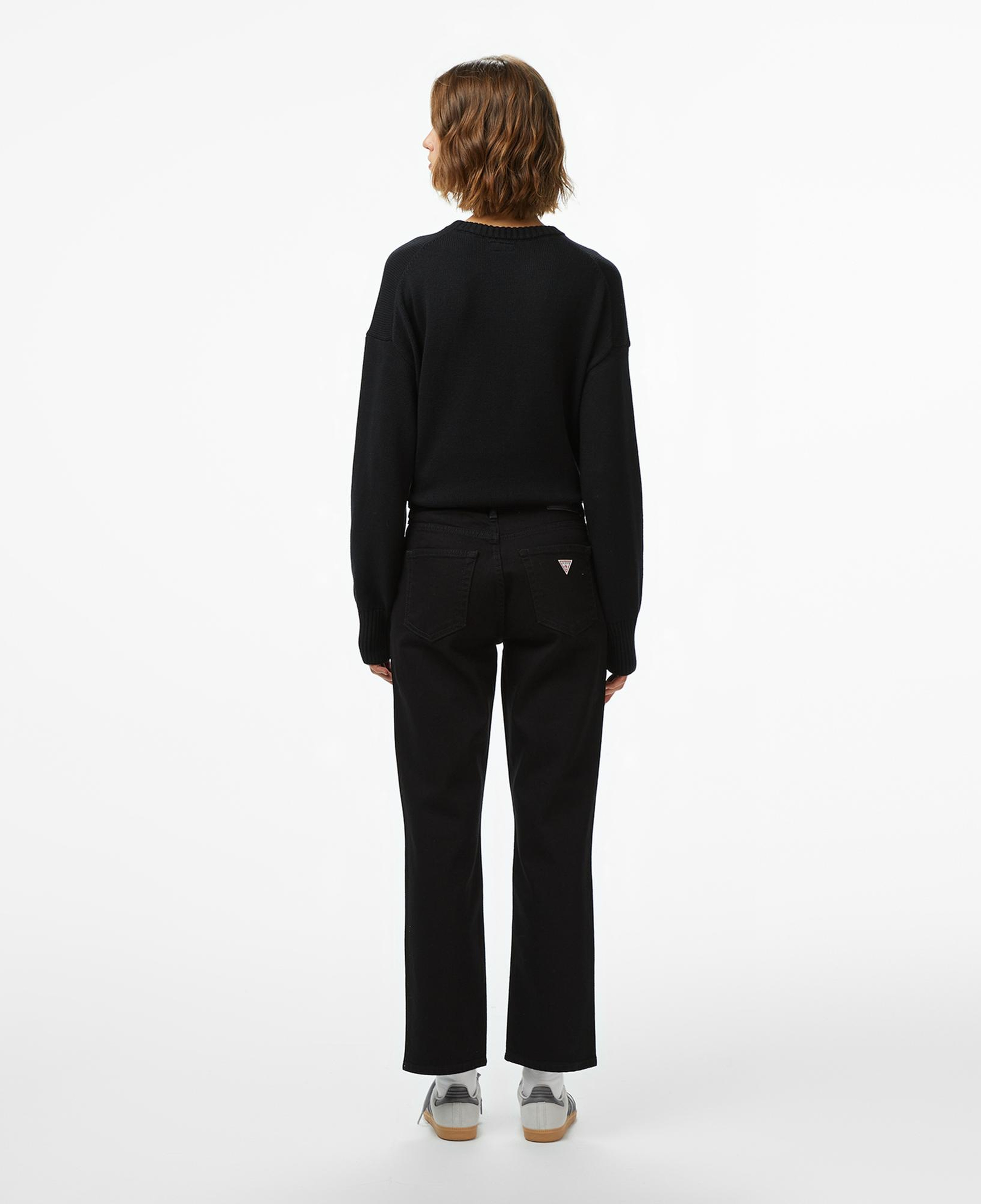 Guess G08 Mid Rise Staright Regular Fit Kadın Siyah Jean