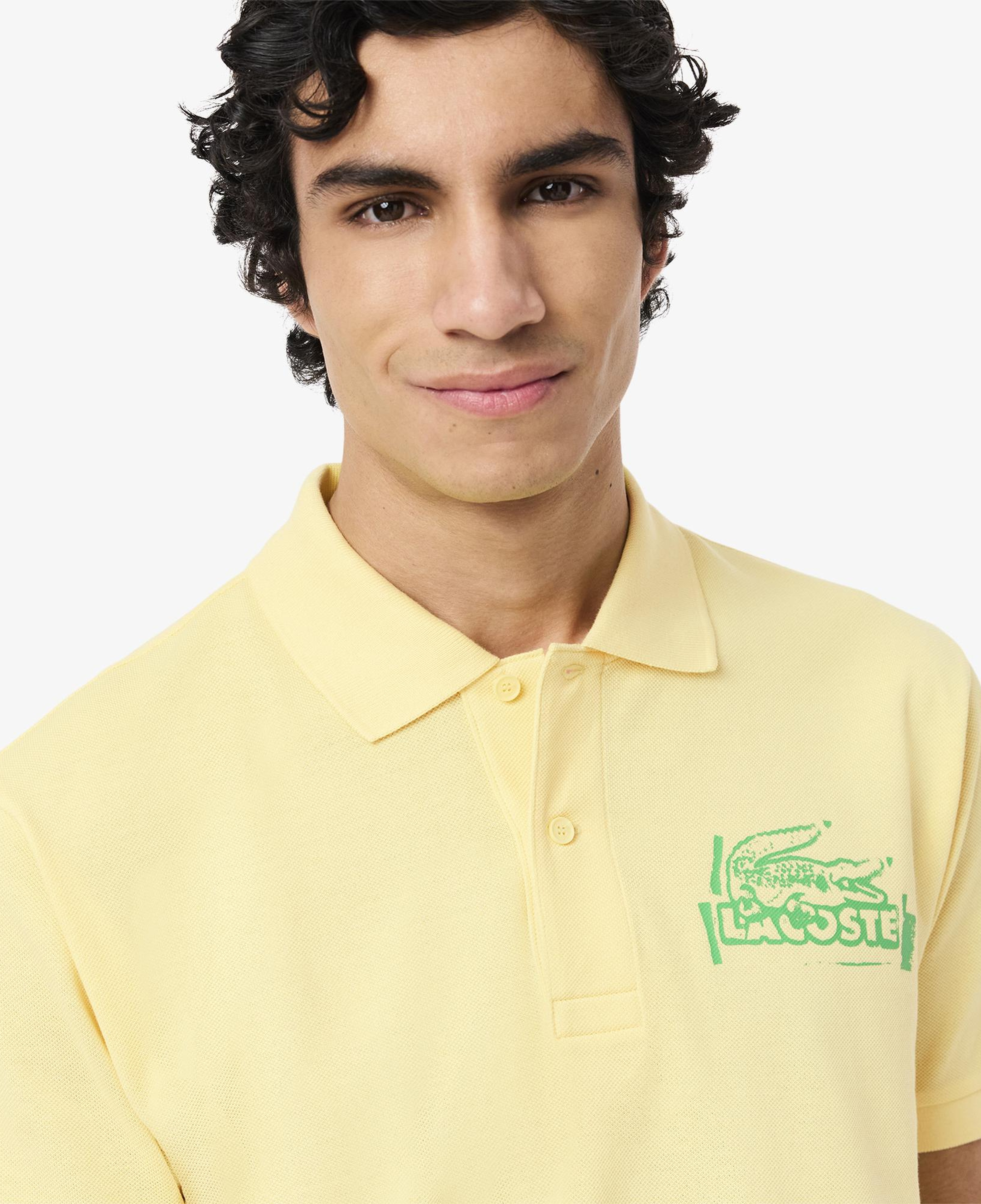 Lacoste L.12.12 Erkek Sarı Polo