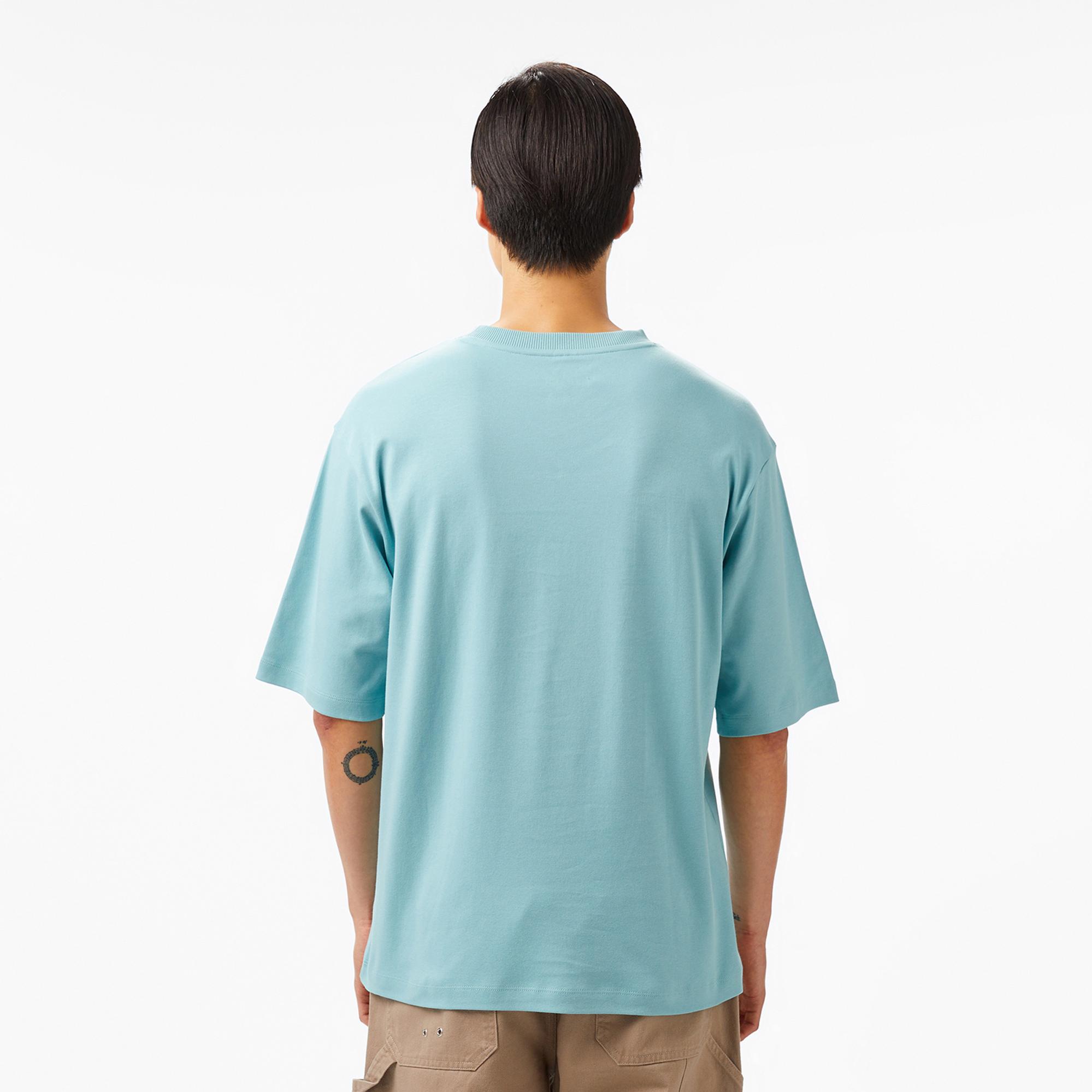 Converse Oversize Fit Erkek Mavi T-Shirt