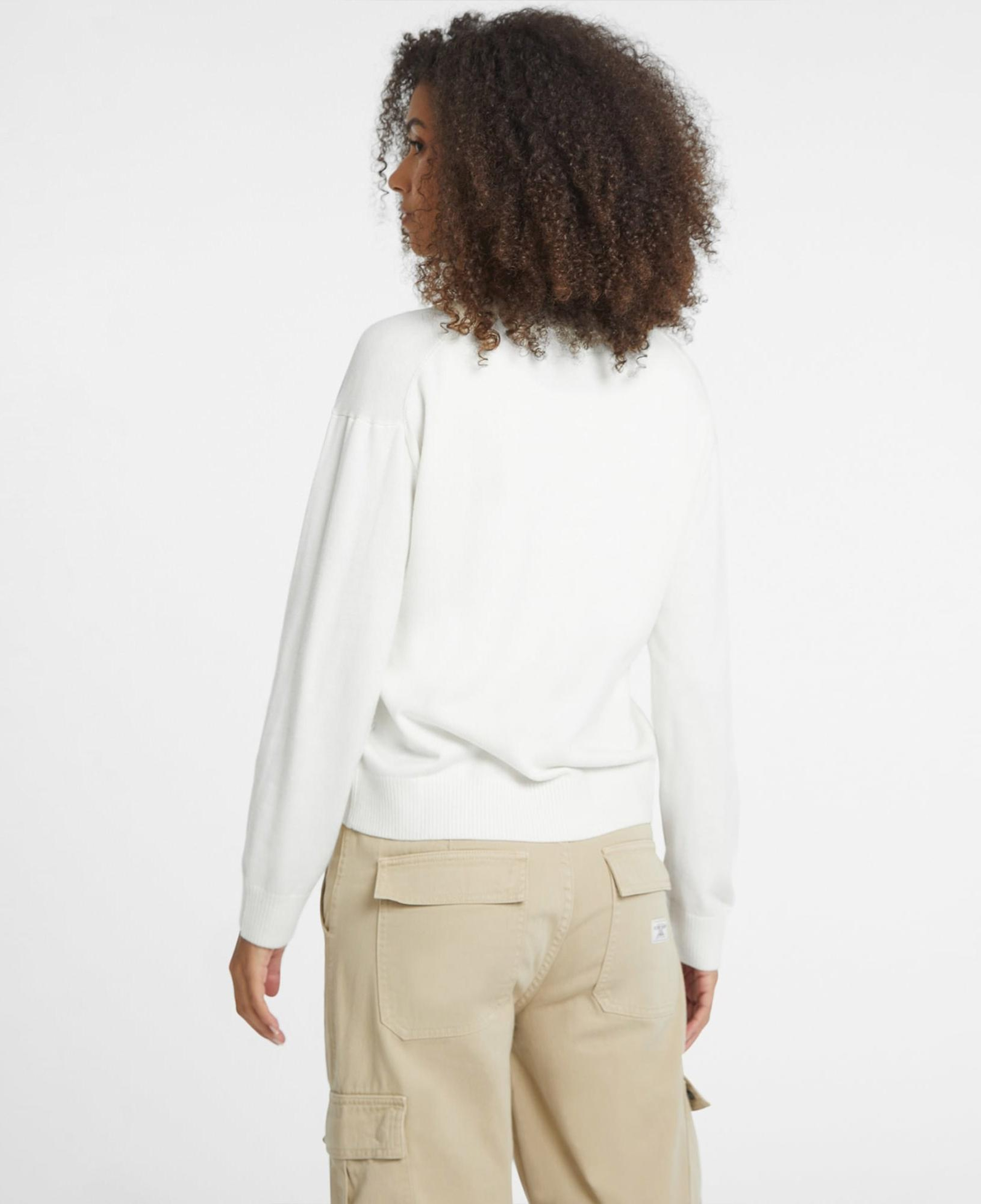 Guess Silk Wool Kadın Beyaz Hırka