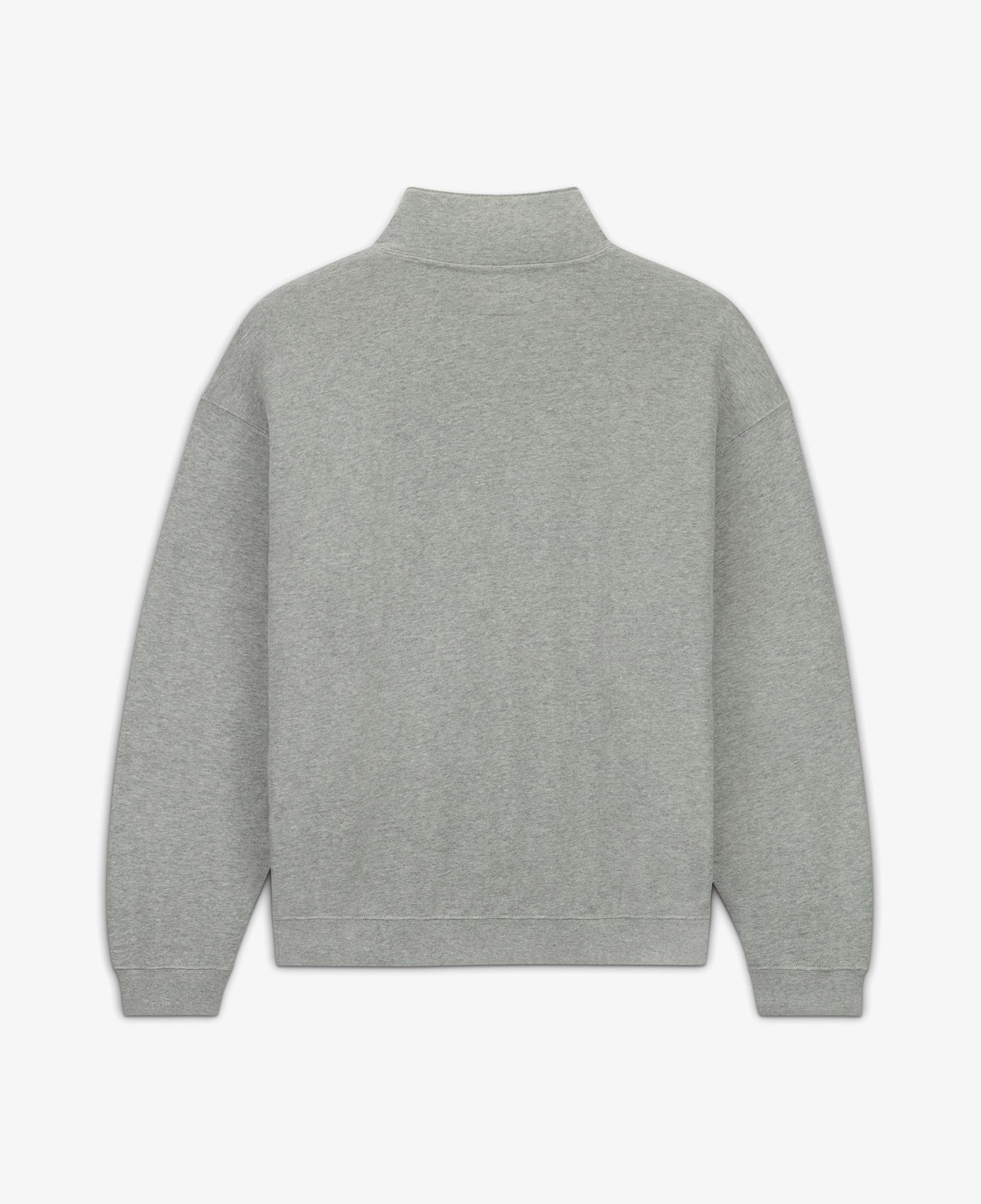 Converse Loose Fit Yarım Fermuarlı Erkek Gri Sweatshirt